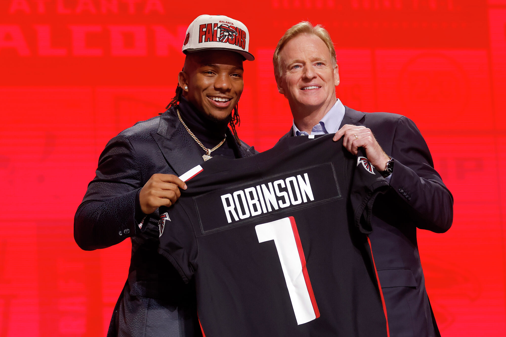 NFL: Bijan Robinson scores 1st NFL touchdown in Atlanta Falcons