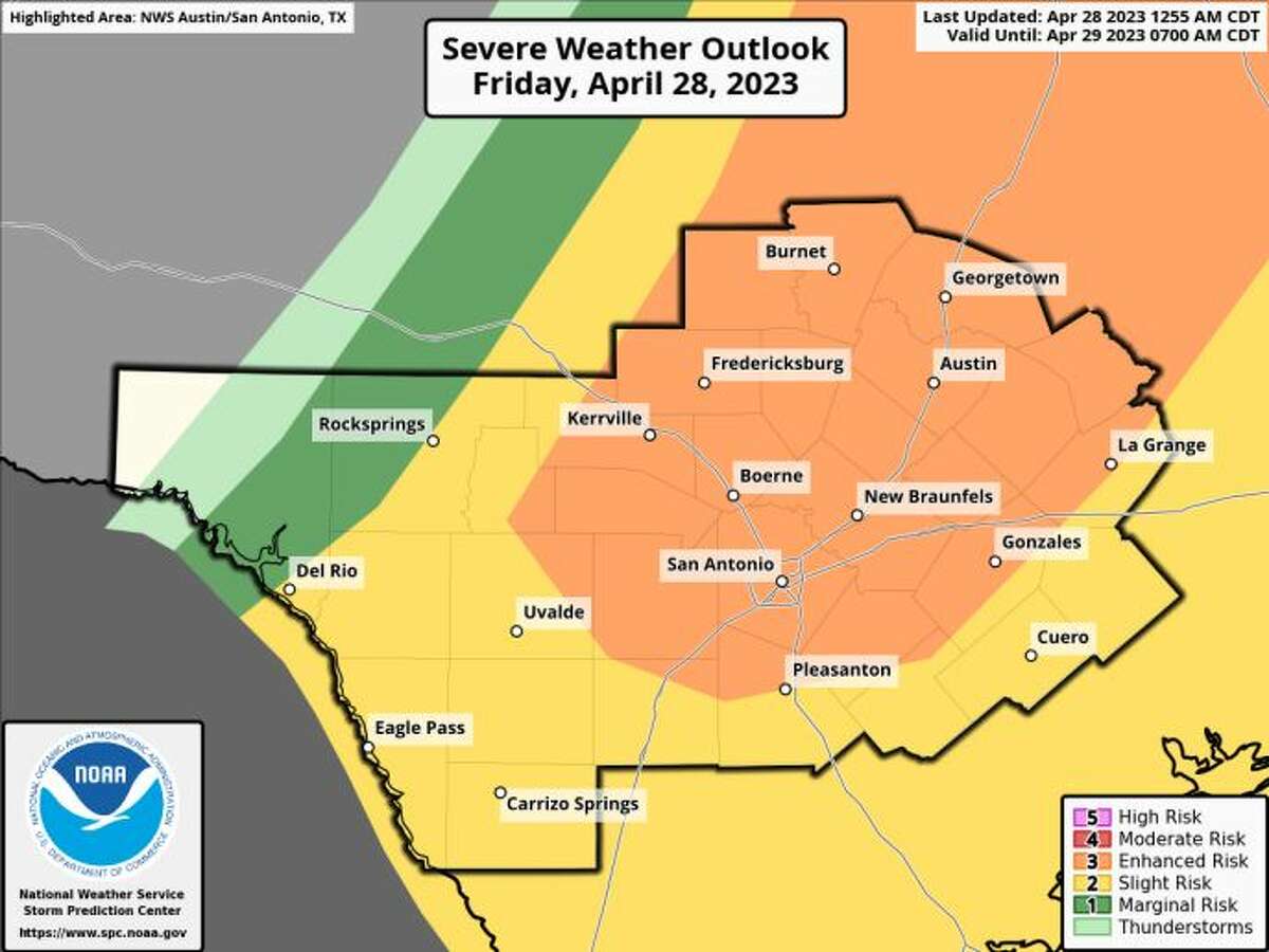 San Antonio area placed under severe thunderstorm watch