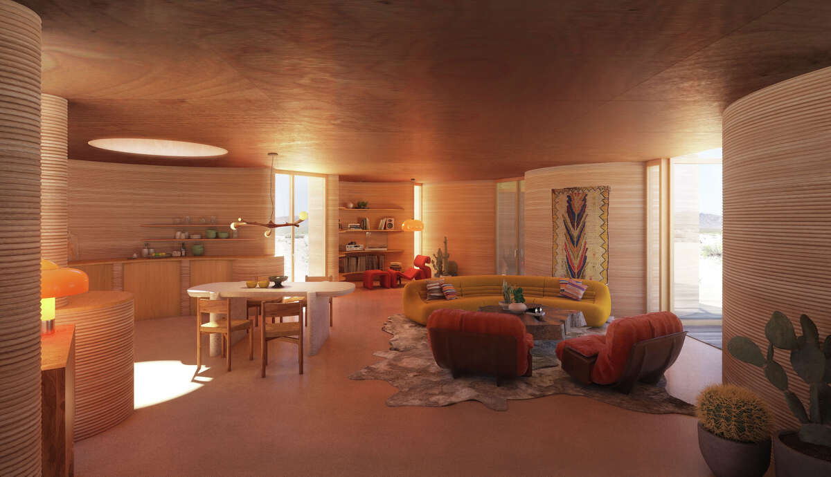 Sales begin for 3D printed luxury houses at El Cosmico Hotel in Marfa