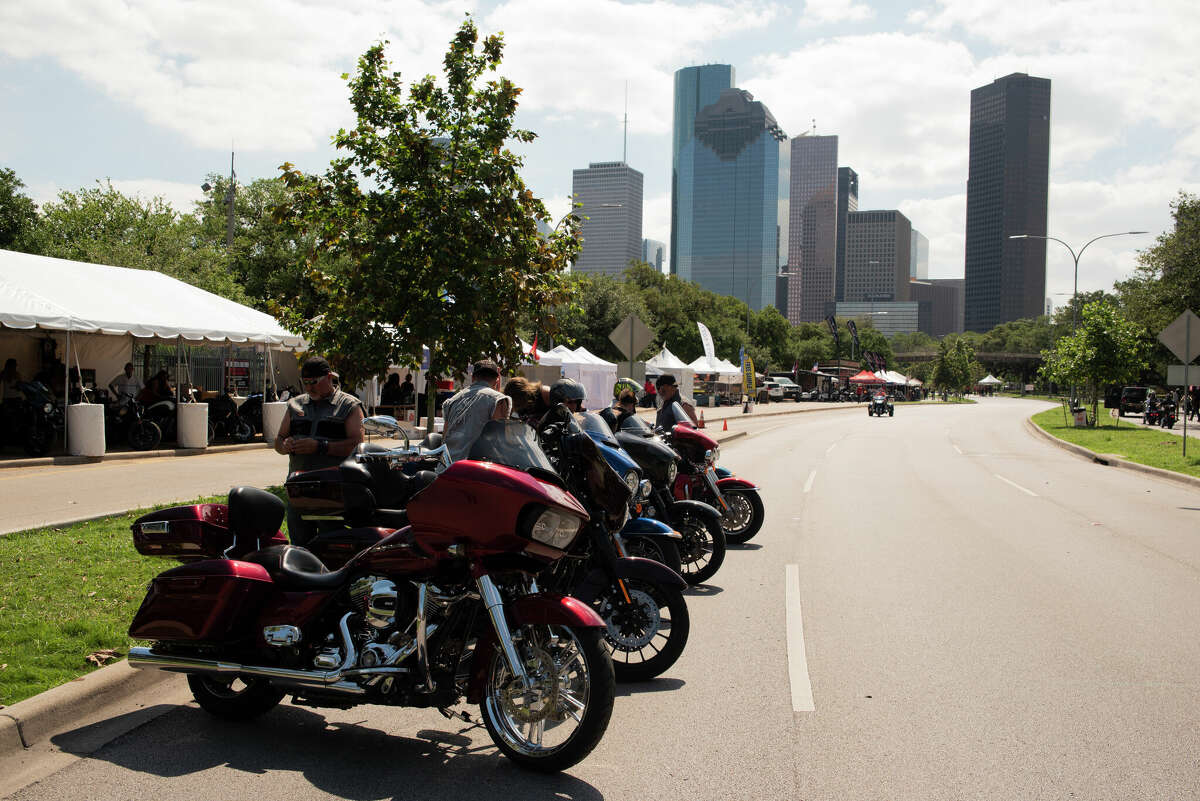 Bikes on the Bayou Street Festival Bikes, music in downtown Houston