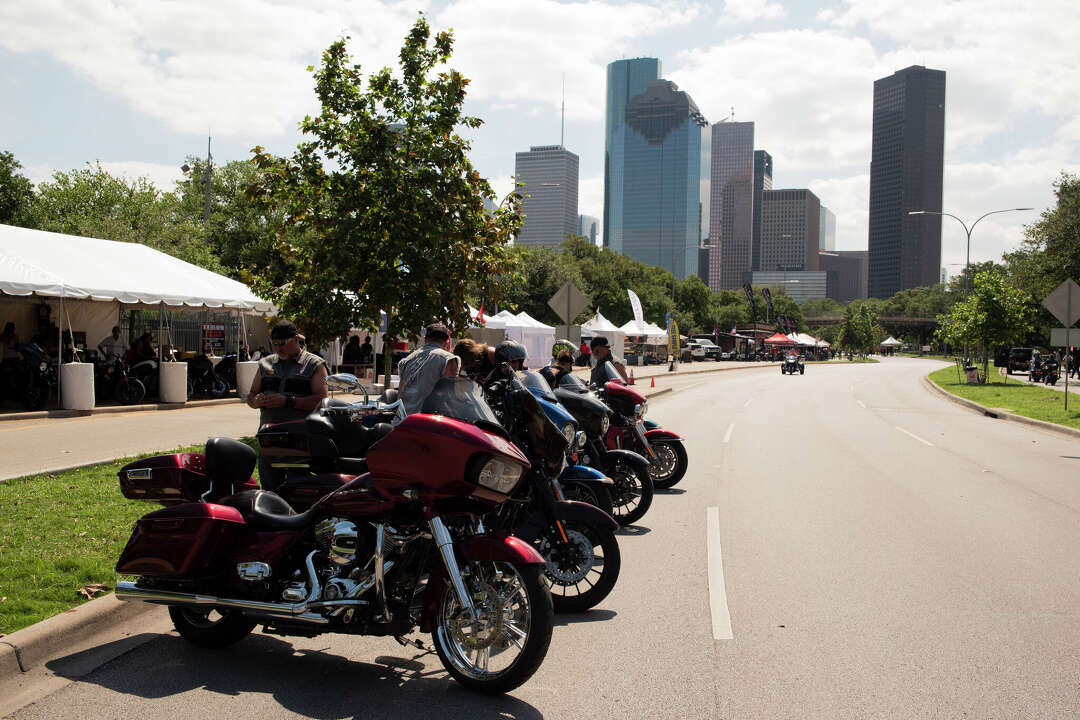 Bikes on the Bayou Street Festival Bikes, music in downtown Houston