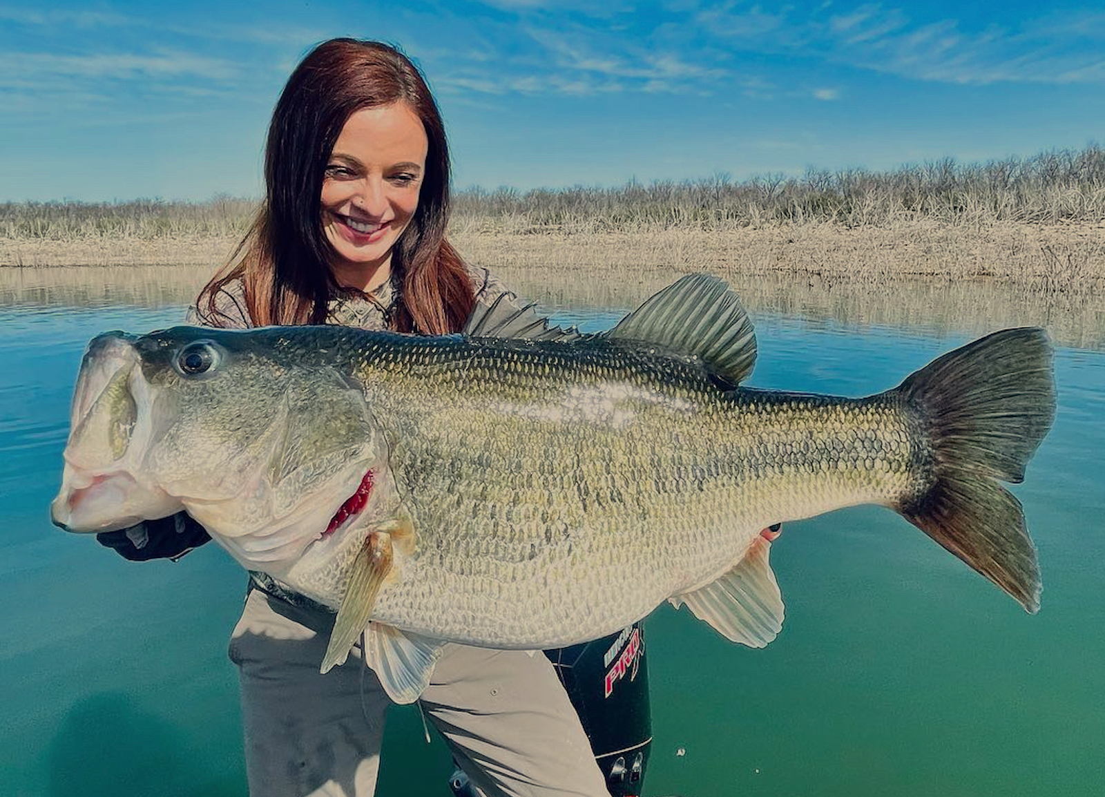 Lady Angler World Record? Largemouth bass O.H. Ivie Texas
