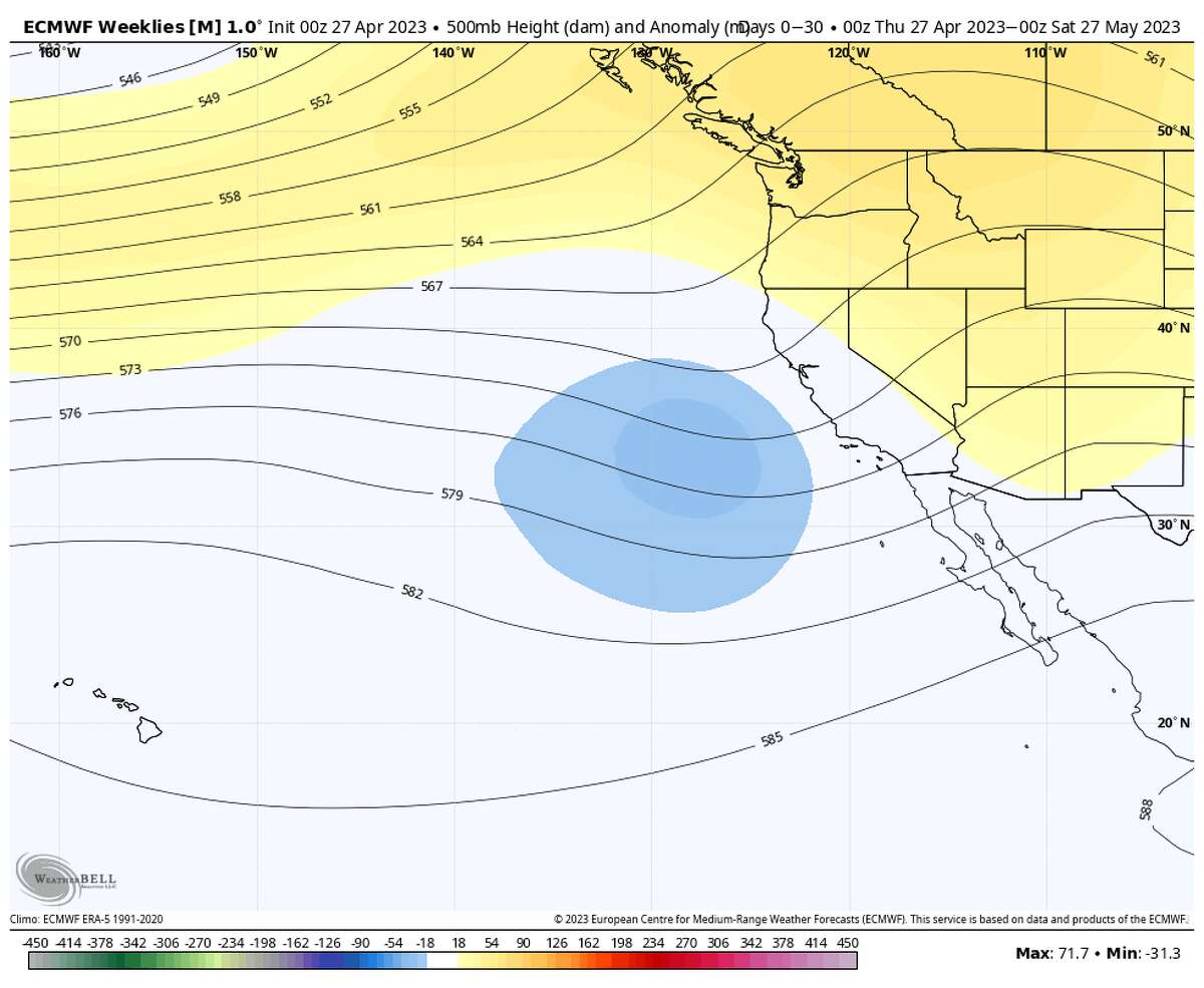 California weather shift under way. Here’s a timeline of May impacts