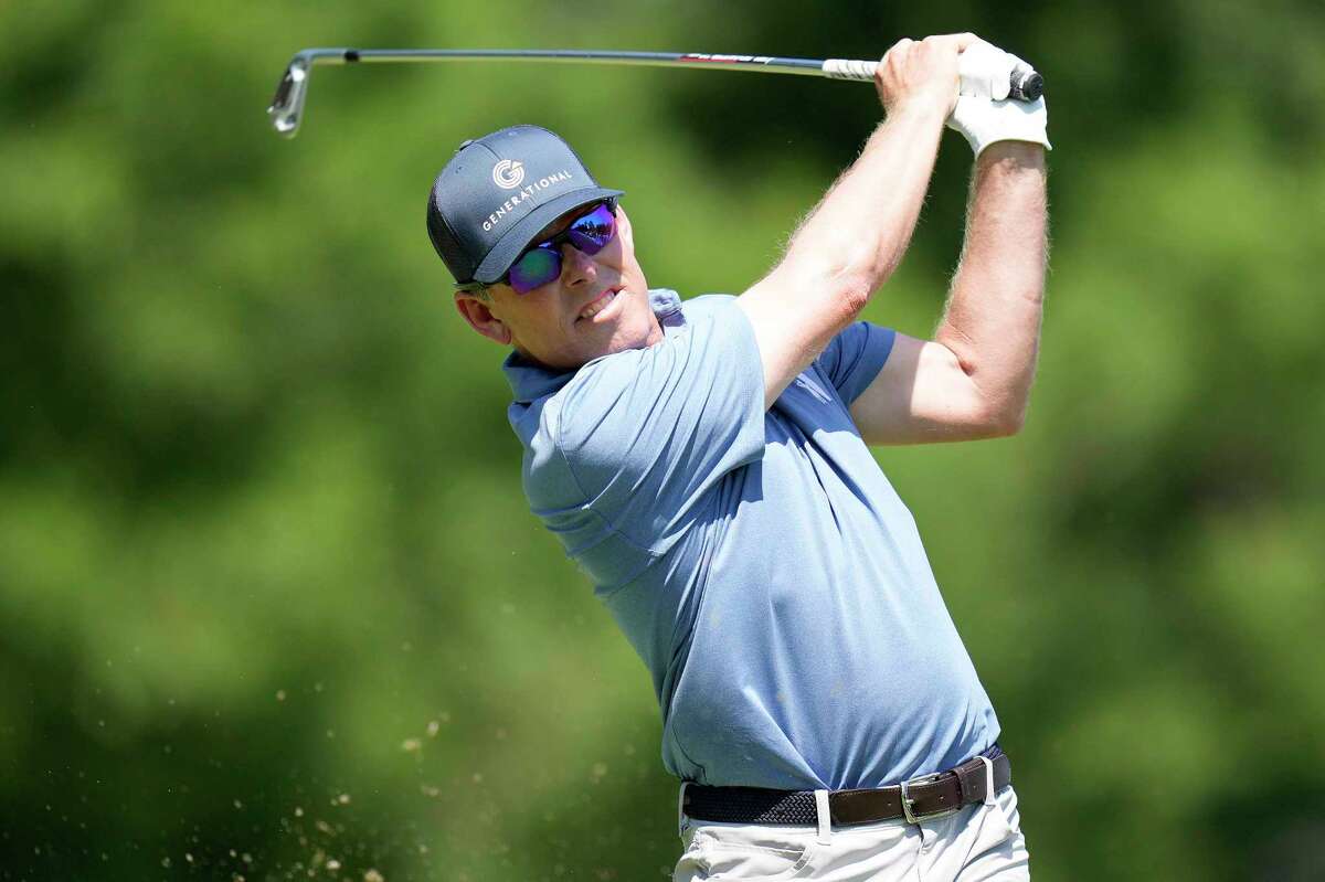 Insperity Invitational Justin Leonard shares lead after first round
