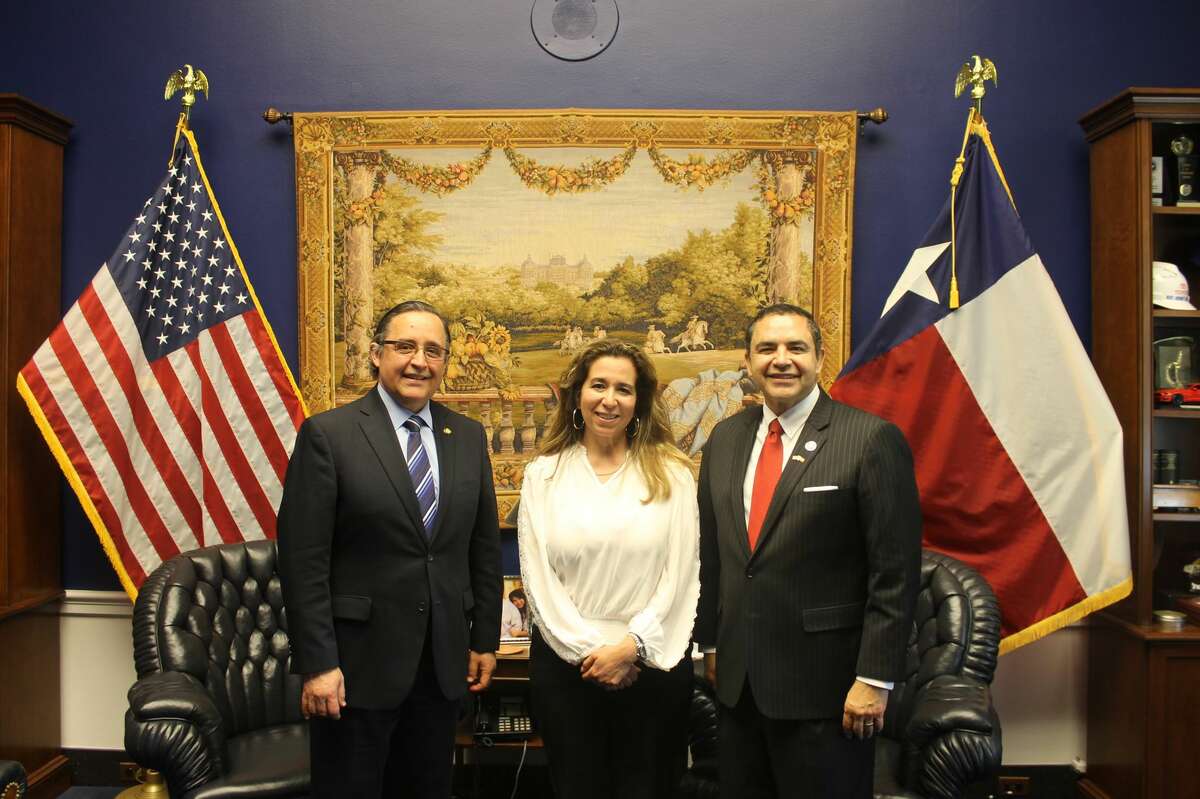 Monica Perales, the in-house counsel for Fasken Oil & Ranch, was invited to the congressional address by South Korean President Yoon Suk Yeol on April 27, 2023 by Laredo's Rep. Henry Cuellar (TX-28).