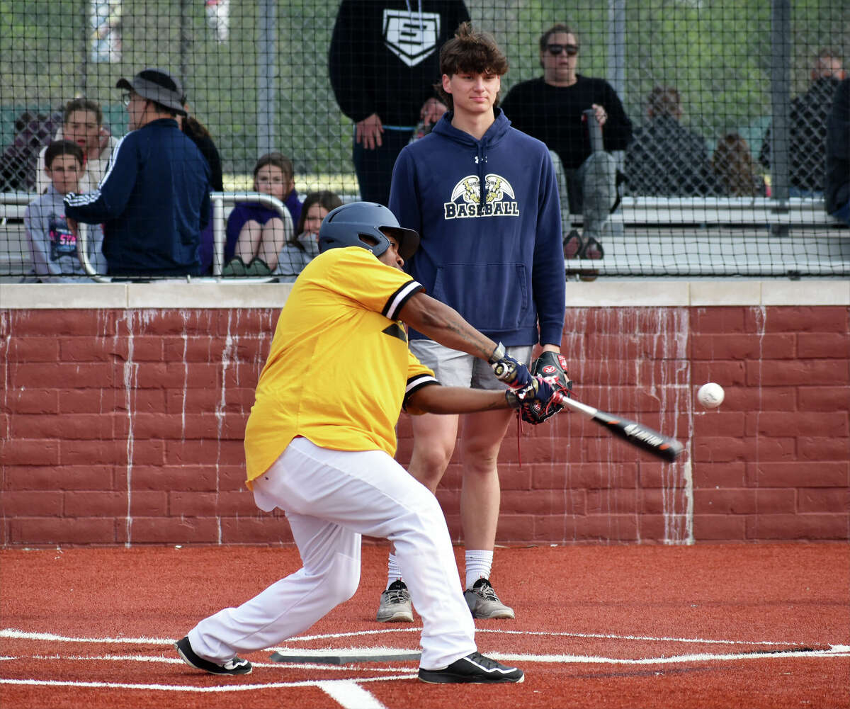 Father McGivney volunteers at St. Louis Challenger Baseball game