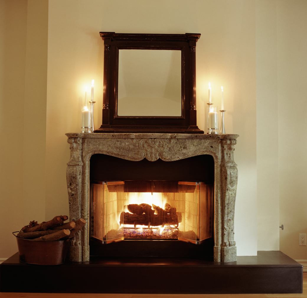 Decorative Wood Trim For A Fireplace Surround   RawImage 