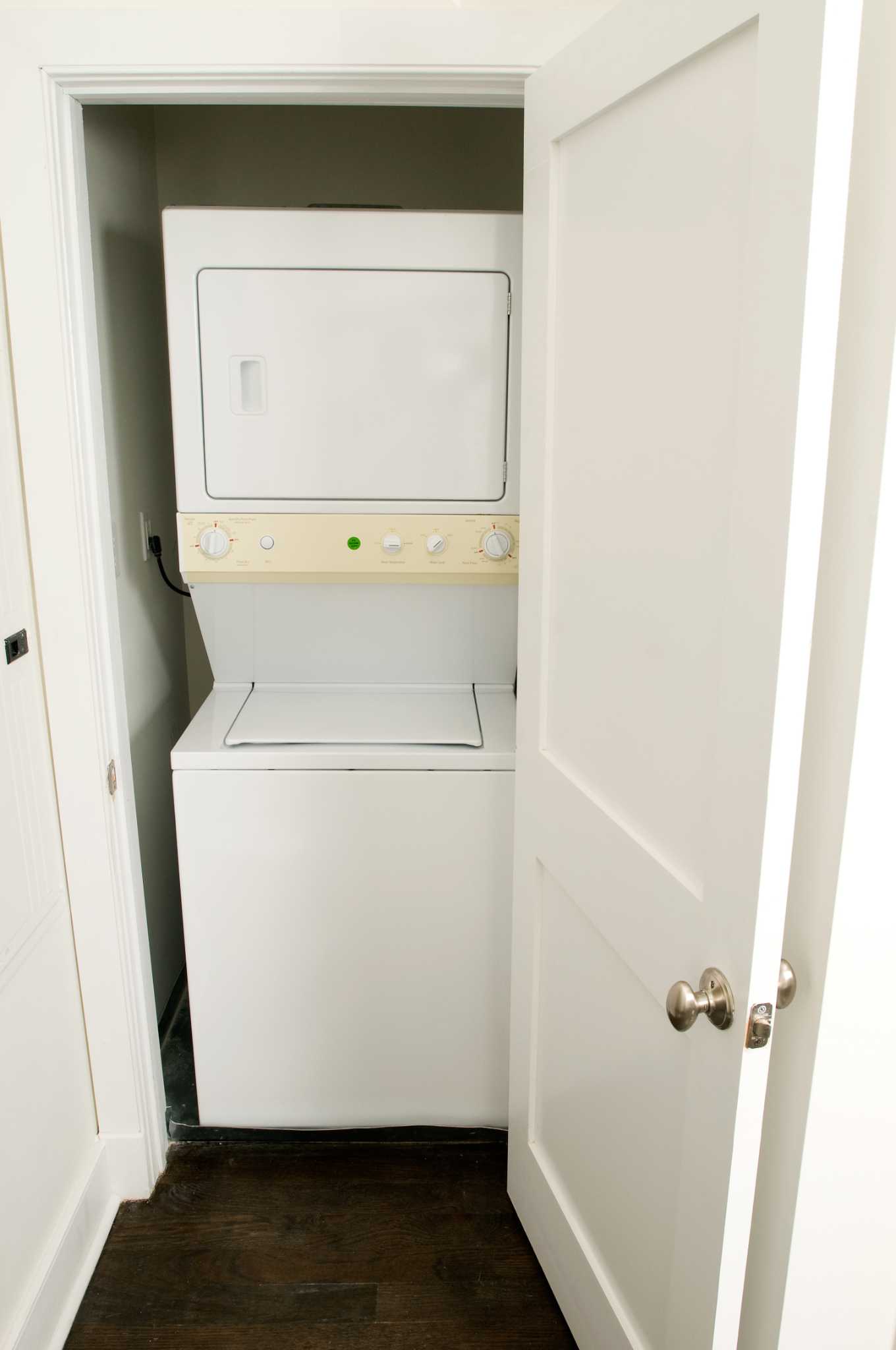 How to Hook Up a Stackable Washer & Dryer