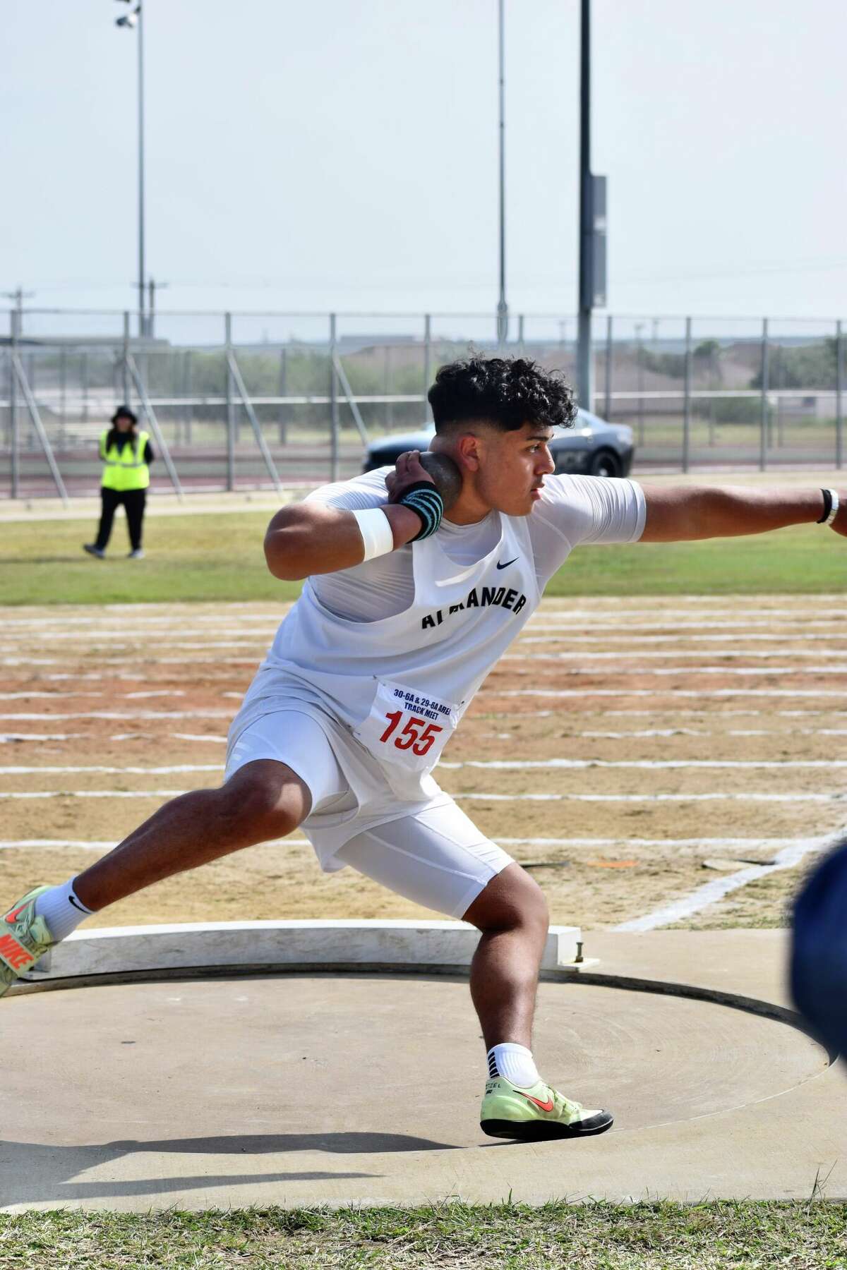 Alexander's Julian Tijerina advanced to the Class 6A state track and field meet held on May 13.