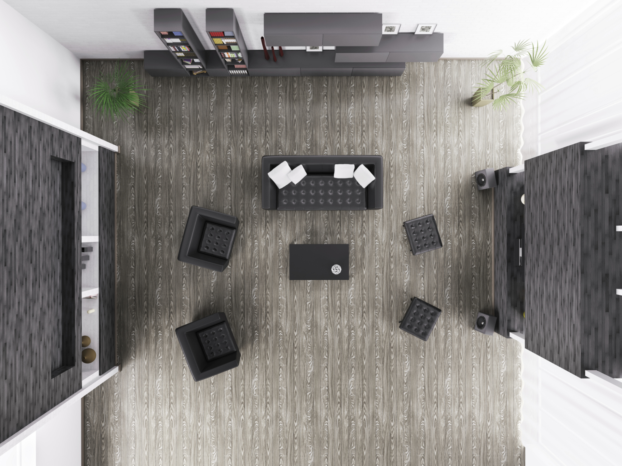 What Color Coffee Table Goes With Black Wooden Furniture?