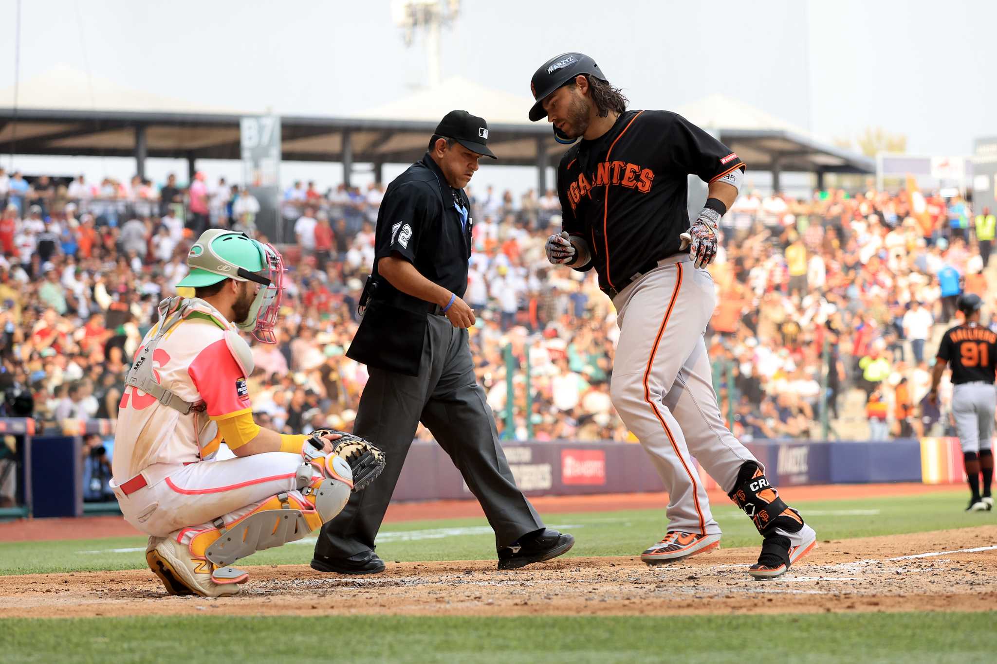 Sfgiants Now Pitching For The San Francisco Giants Brandon Crawford Shirt