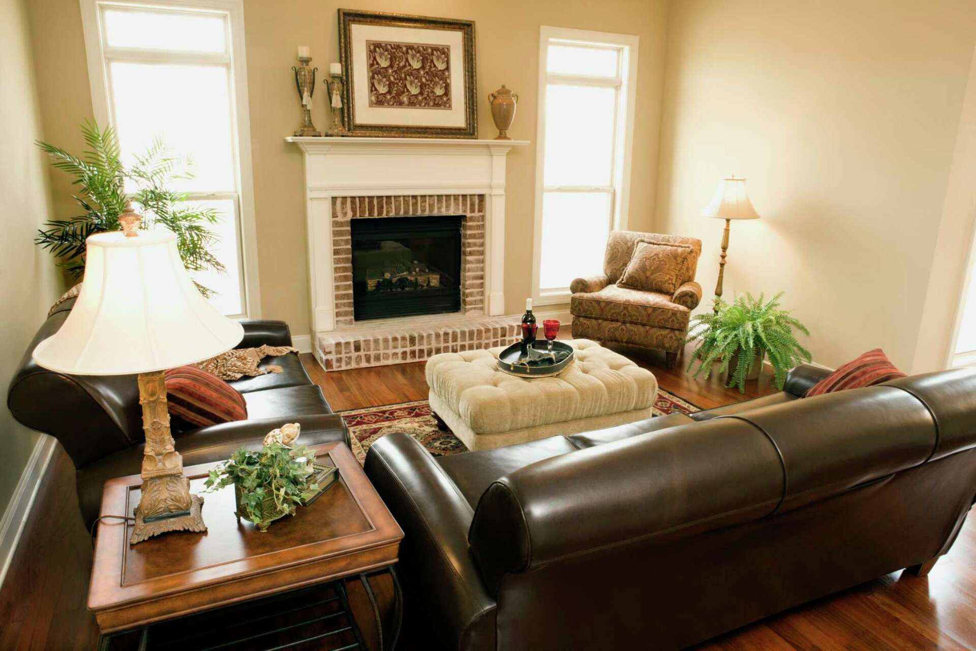 How to Decorate Around an Expensive Leather Couch