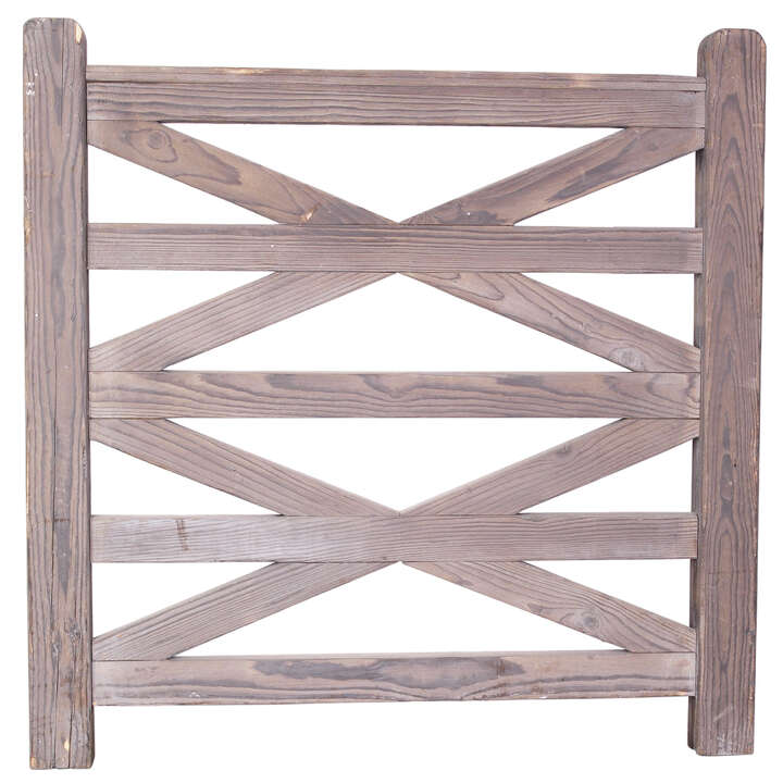 DIY Cross Rail Fence