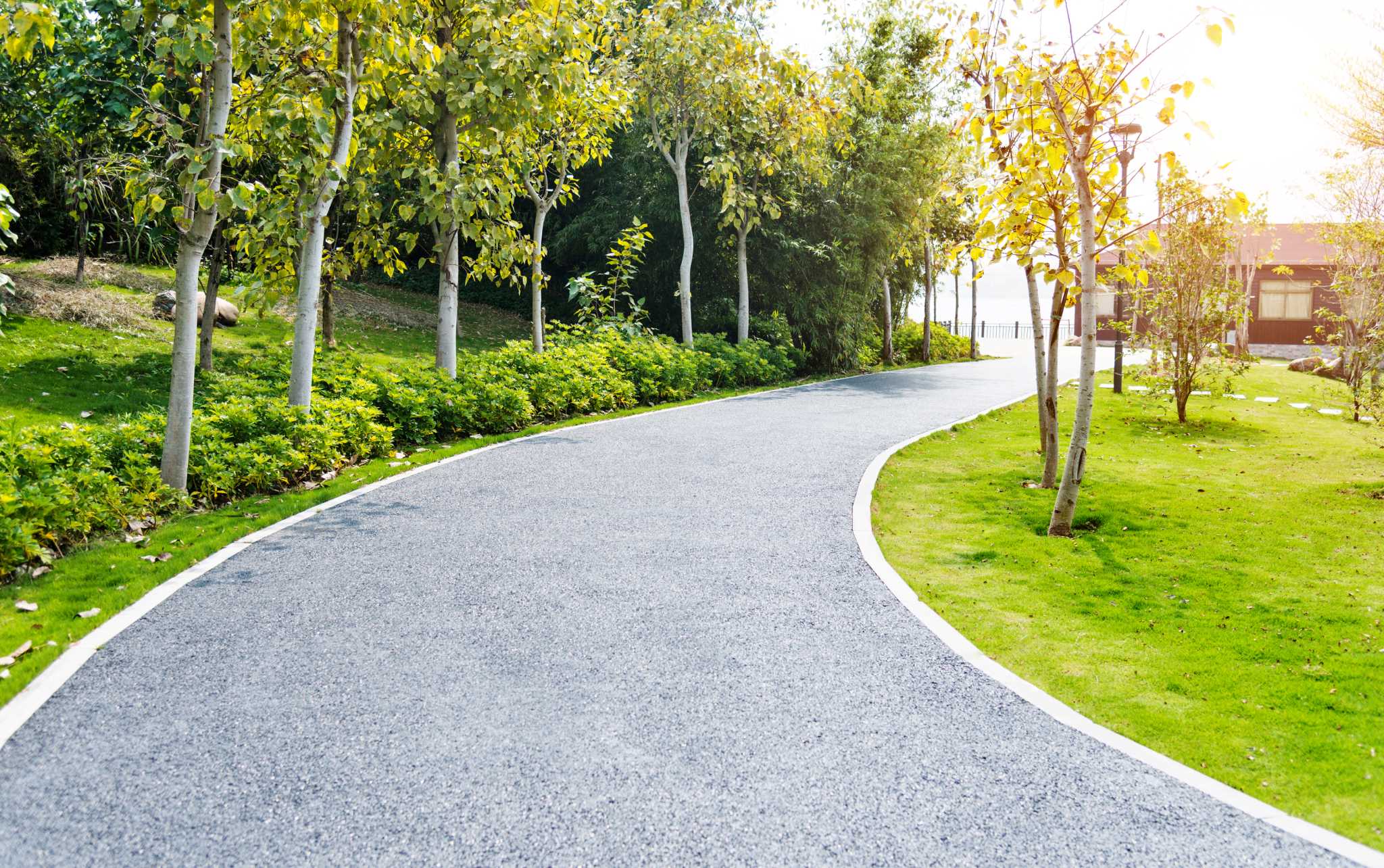 DIY Weed Barrier Under Pavers