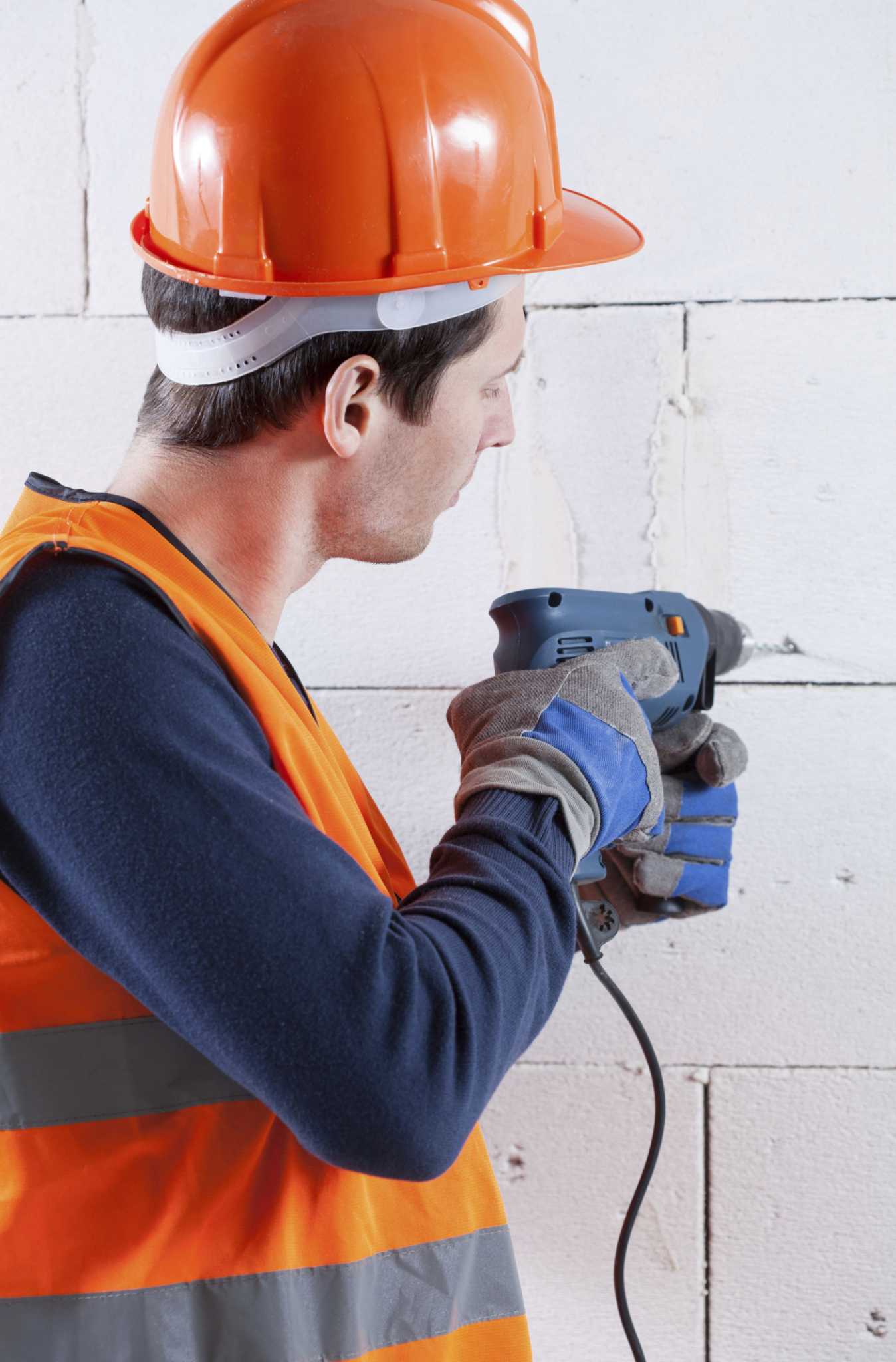 How to Drill a Furnace Vent Through Cinder Block