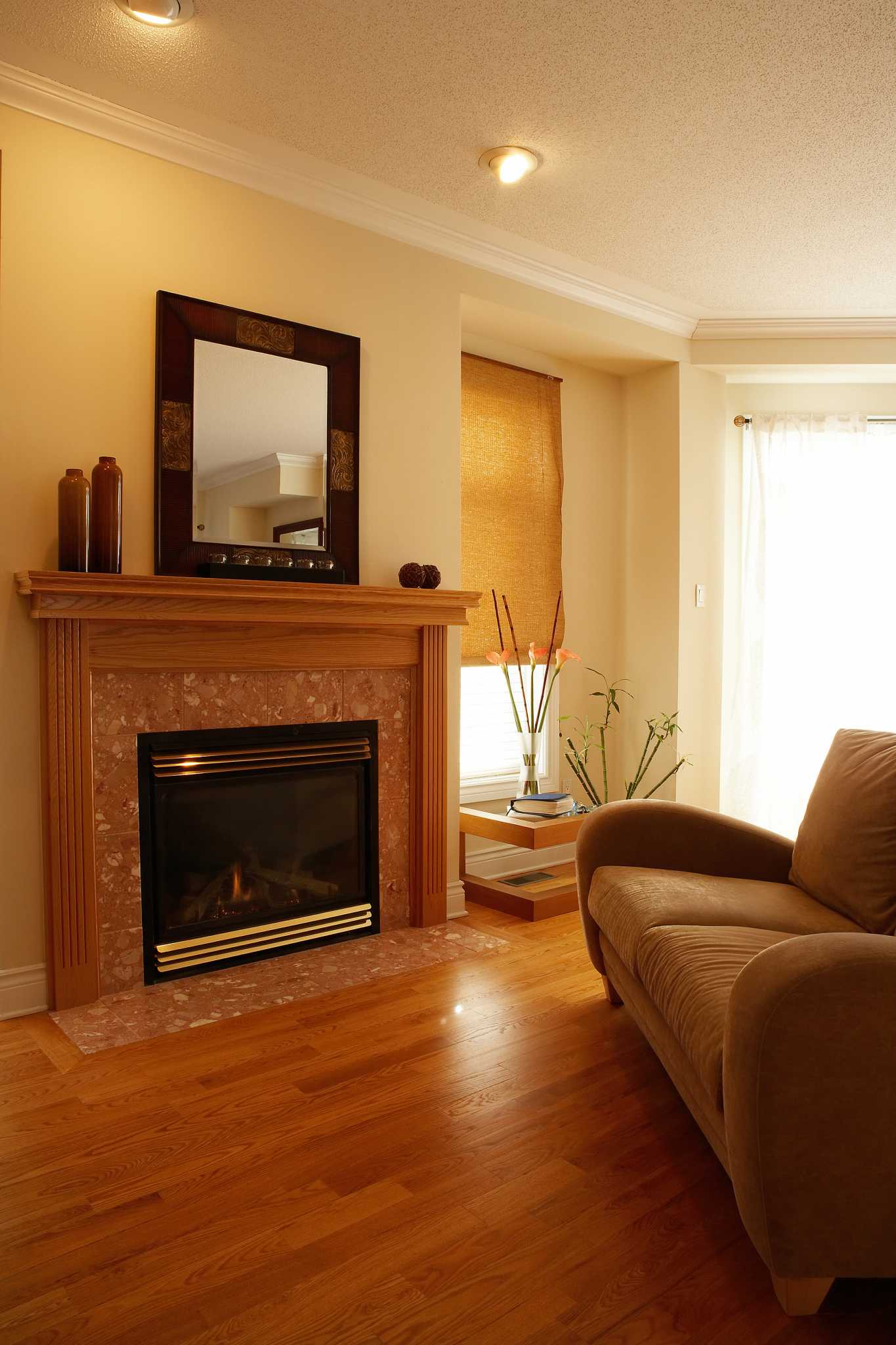 How to Install Hardwood Flooring Around a Fireplace