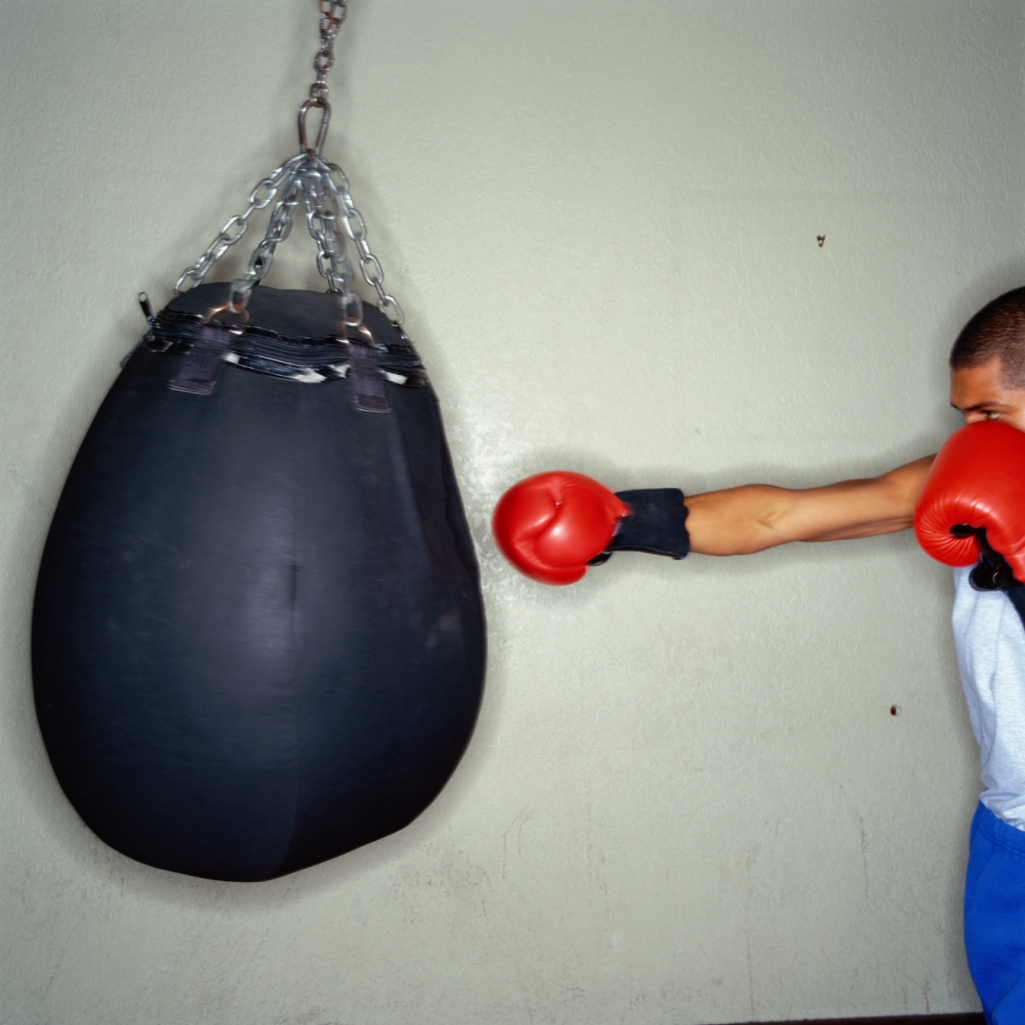What Does a Teardrop Punching Bag Help?
