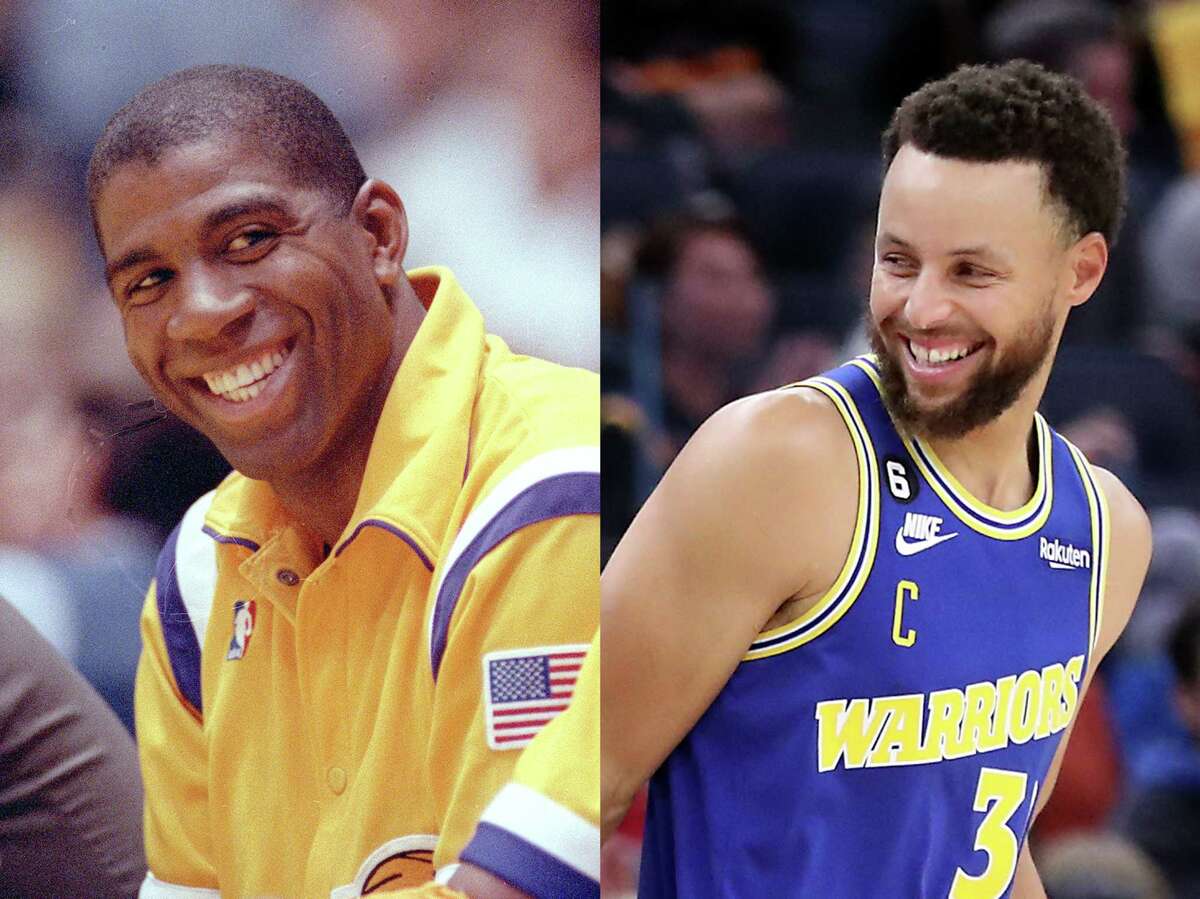 From Steph To Magic Warriors And Lakers Linked By Great Playoff Feats 7278