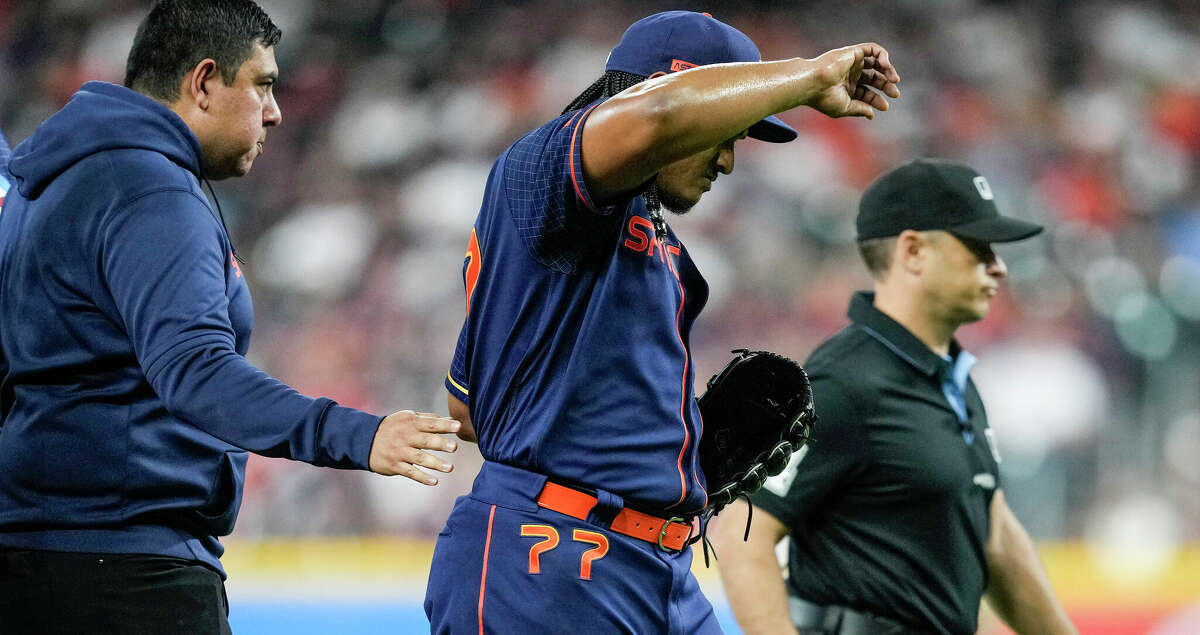 Houston Astros: Luis Garcia leaves game vs. Giants with an injury