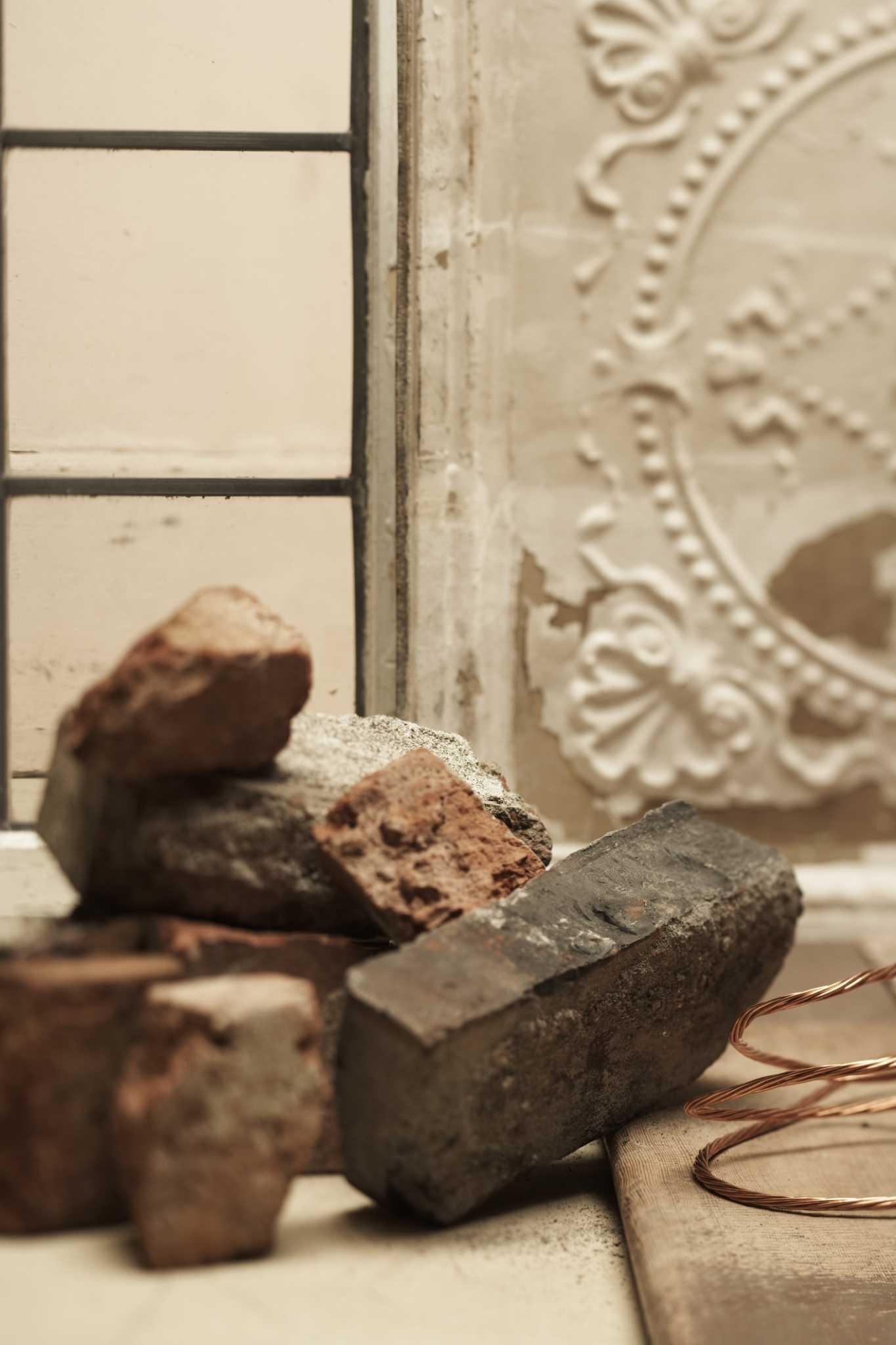 Painting Wallpaper to Look Like Tin