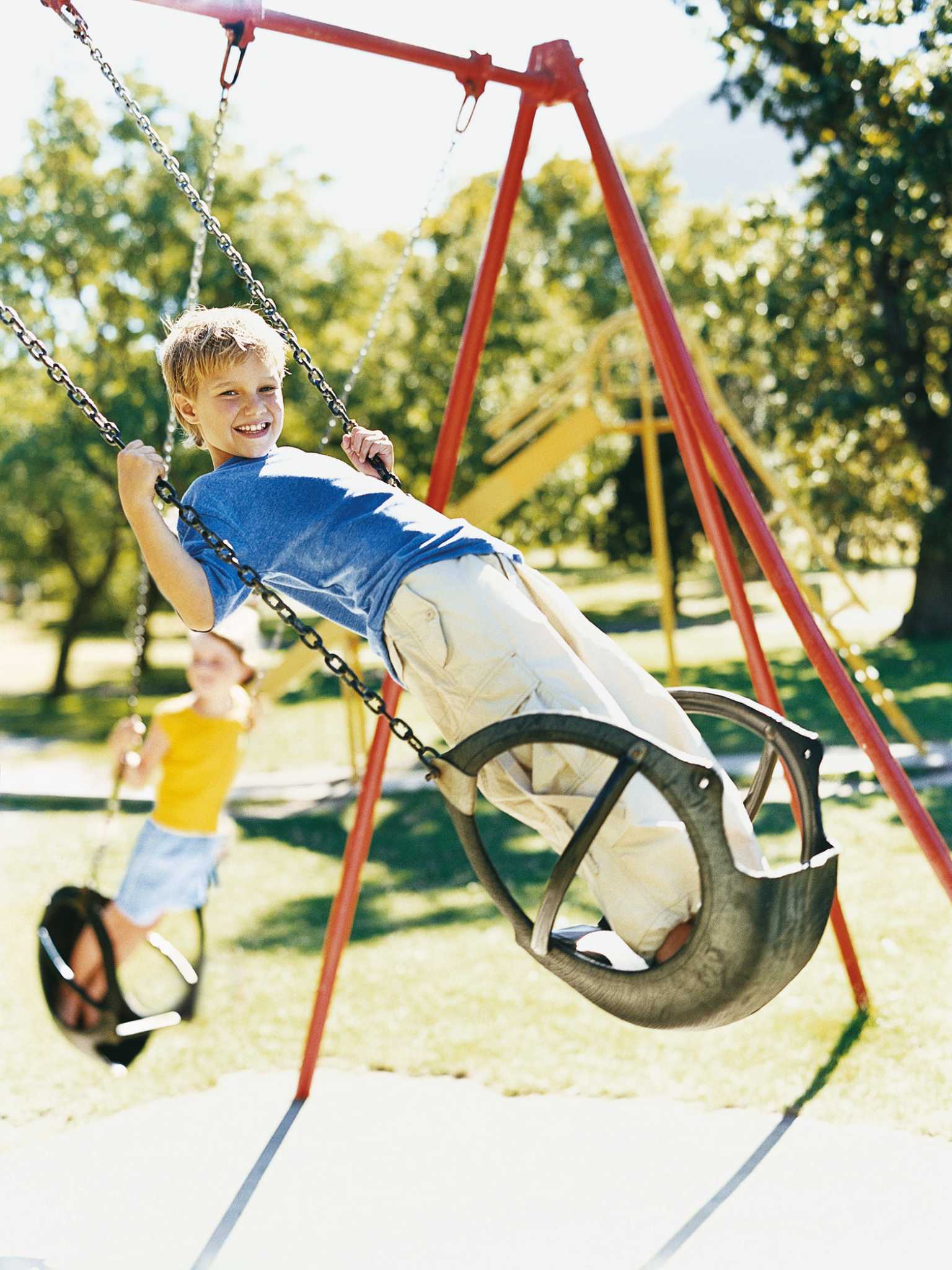 How to Install Ground Anchors for a Swing Set