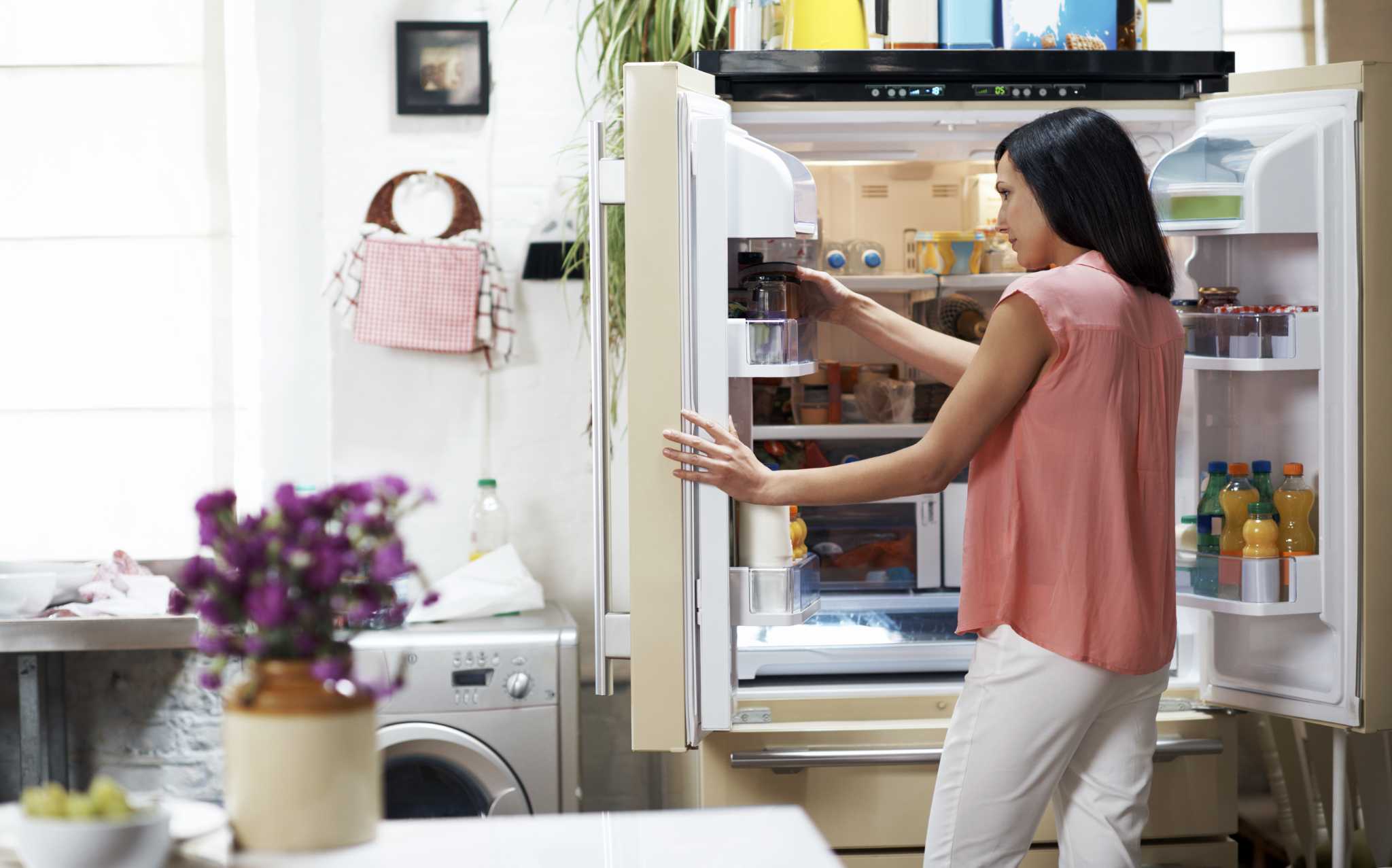 How to Remove a Refrigerator Door With Ice Maker & Water Dispenser