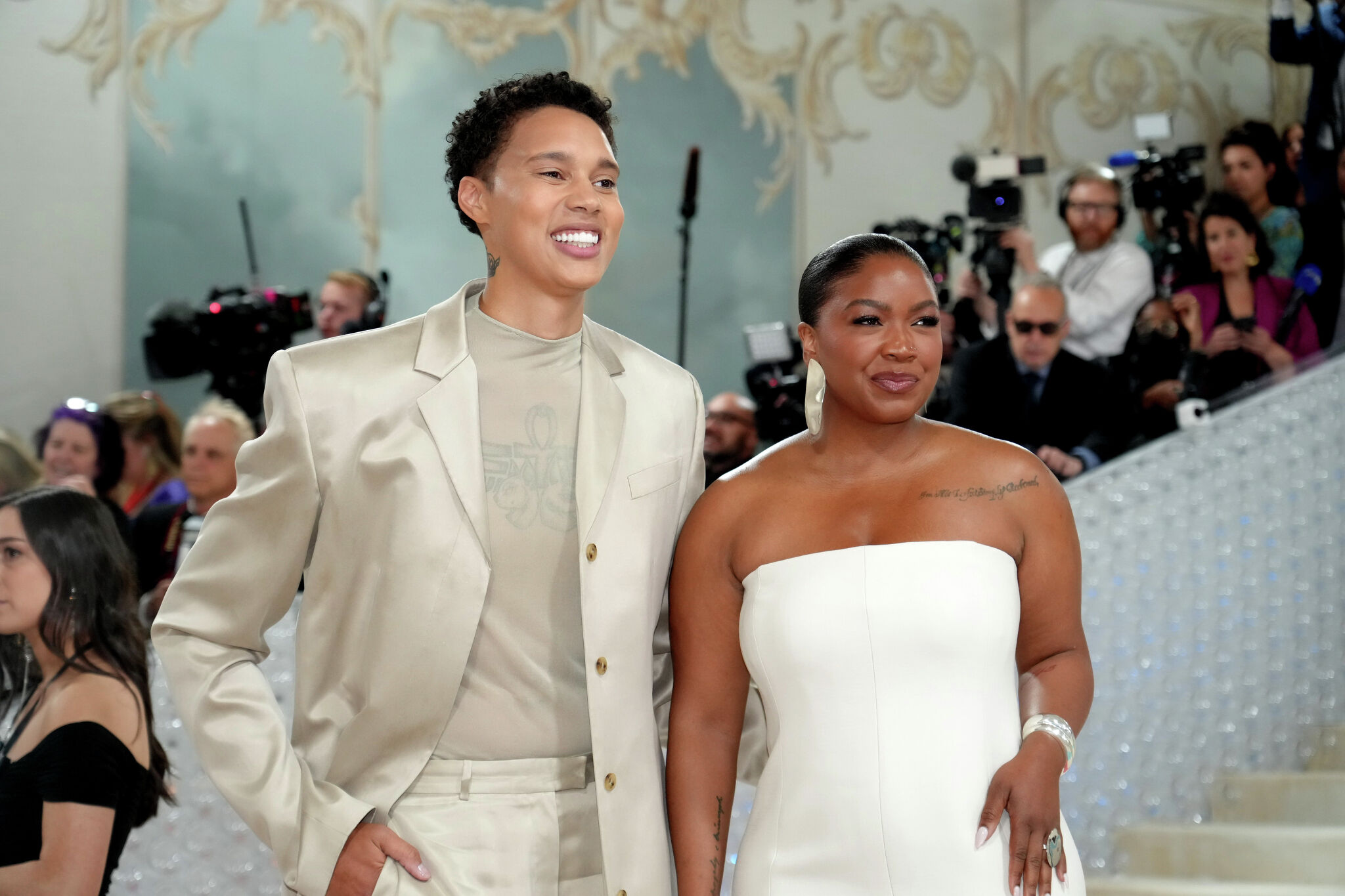 Brittney Griner and Wife Cherelle Make Their Met Gala Debut