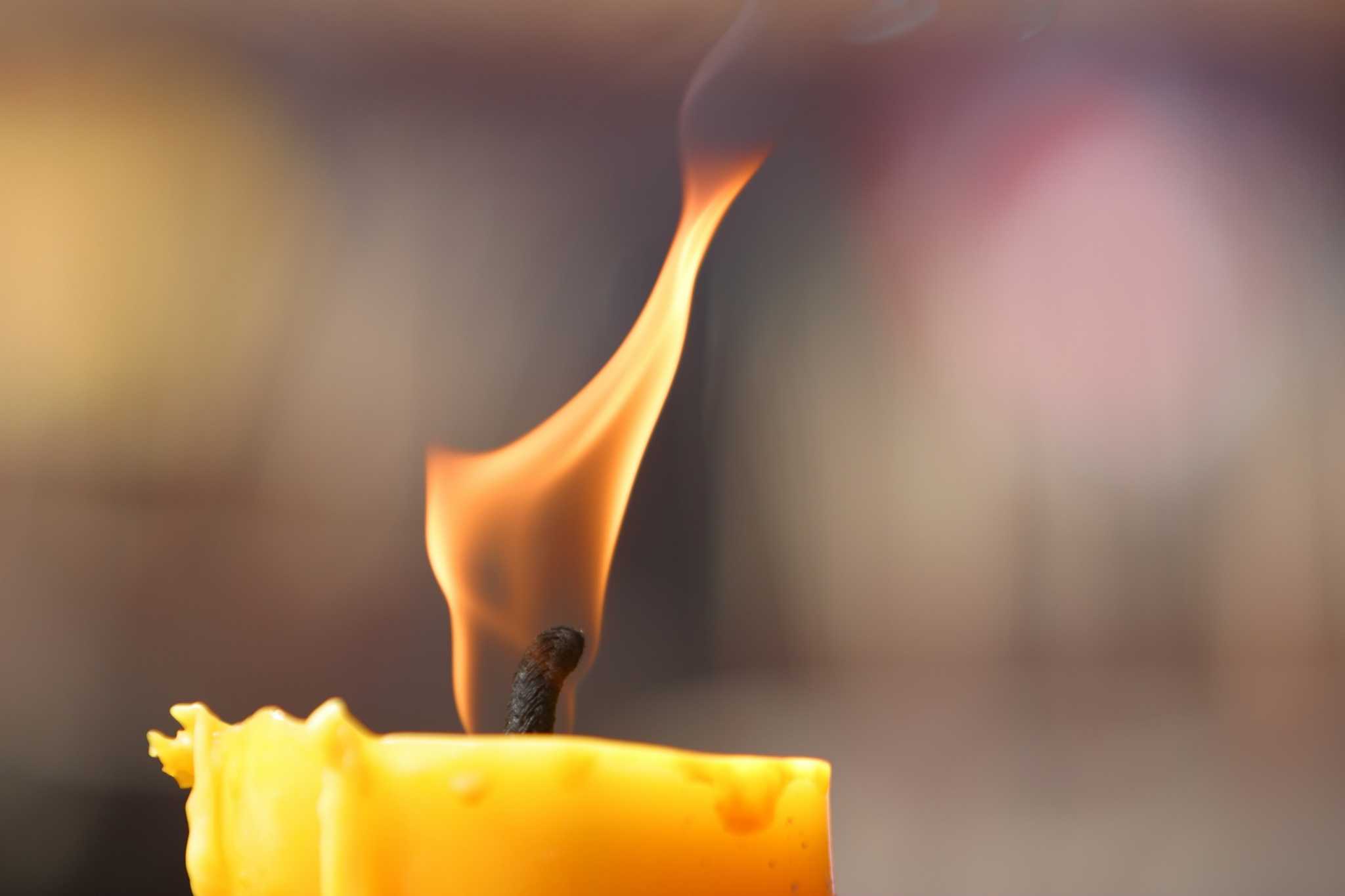 How to Keep Taper Candles Lit Outside