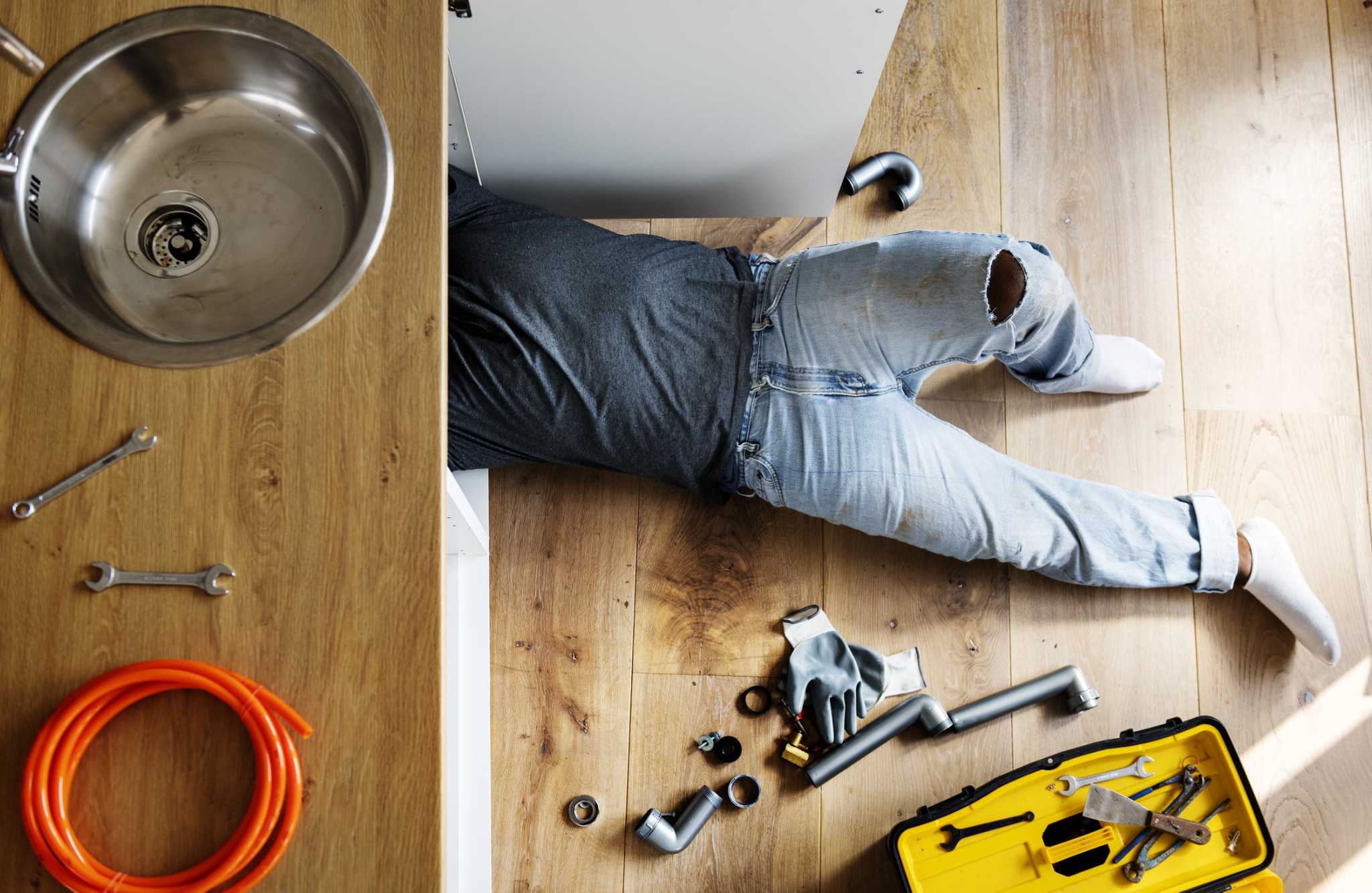 How to Replace Rotted Wood Under the Sink