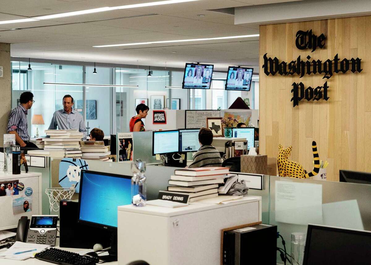 The Washington Post newsroom in 2017. Newsrooms have been shrinking and disappearing for a long time, of course, due to shifting economics and the digital revolution.