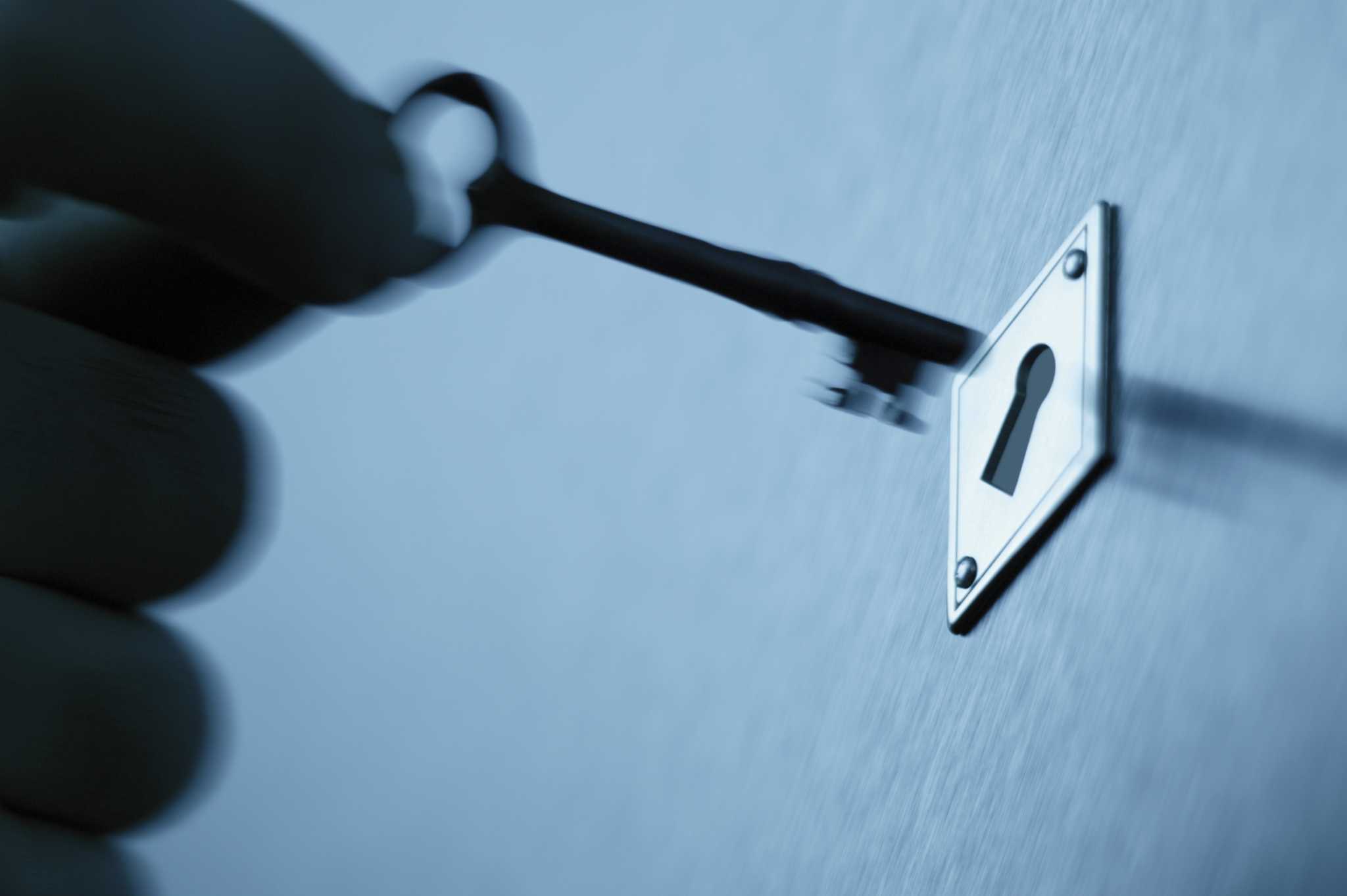 How to Lubricate a Jammed Door Lock