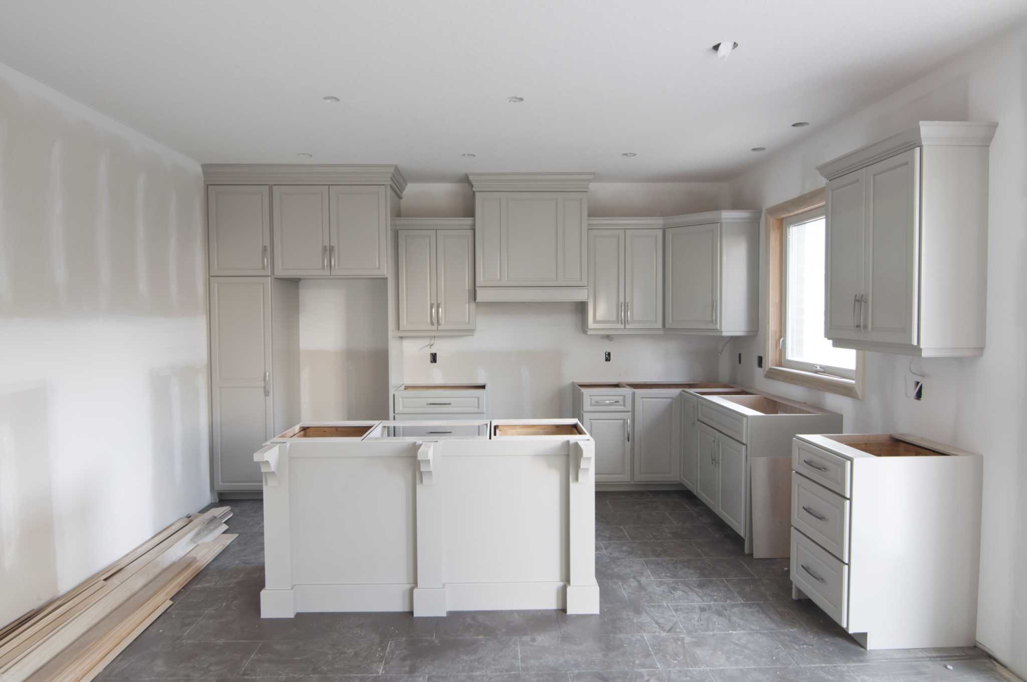 How to Make a Buffet Out of Kitchen Cabinets