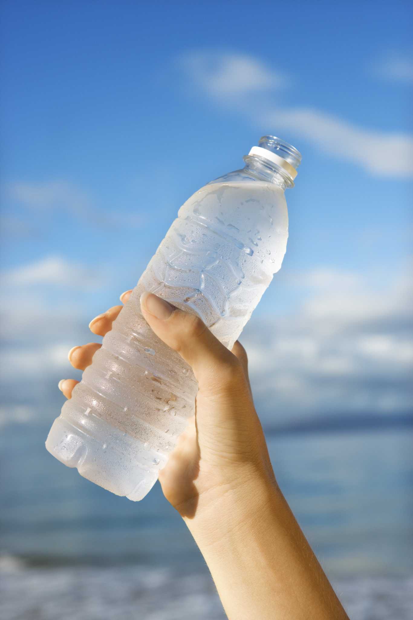 The dark effects of the sun on plastic drinking bottles