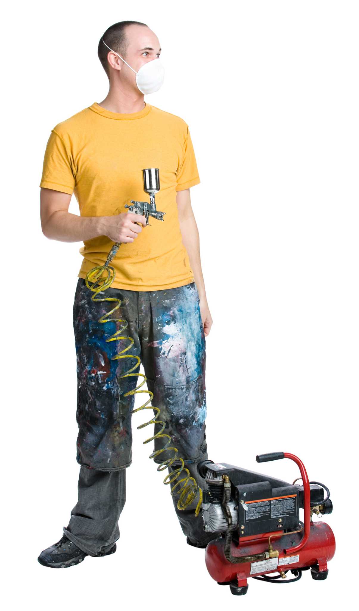 How to Paint a Stomped Ceiling With a Sprayer