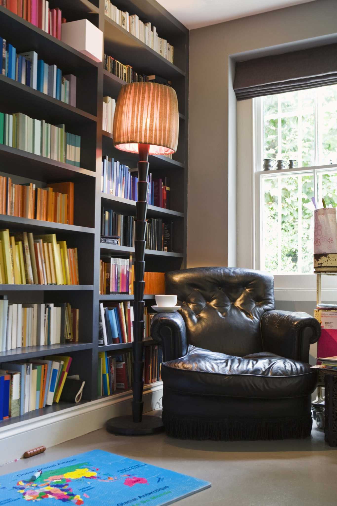 How to Paint Over a Natural Stained Veneer Bookcase