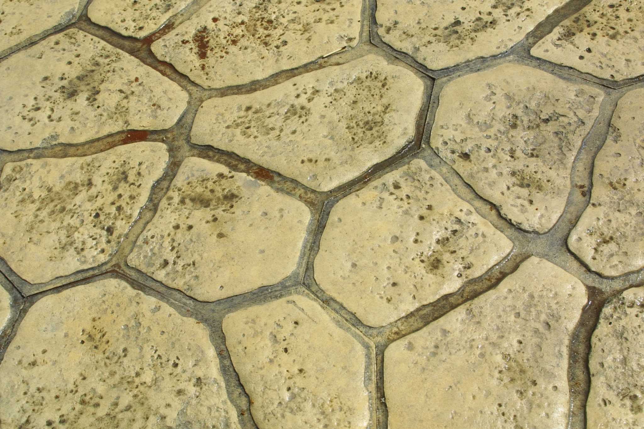 How to Paint a Cement Floor to Look Like Rock