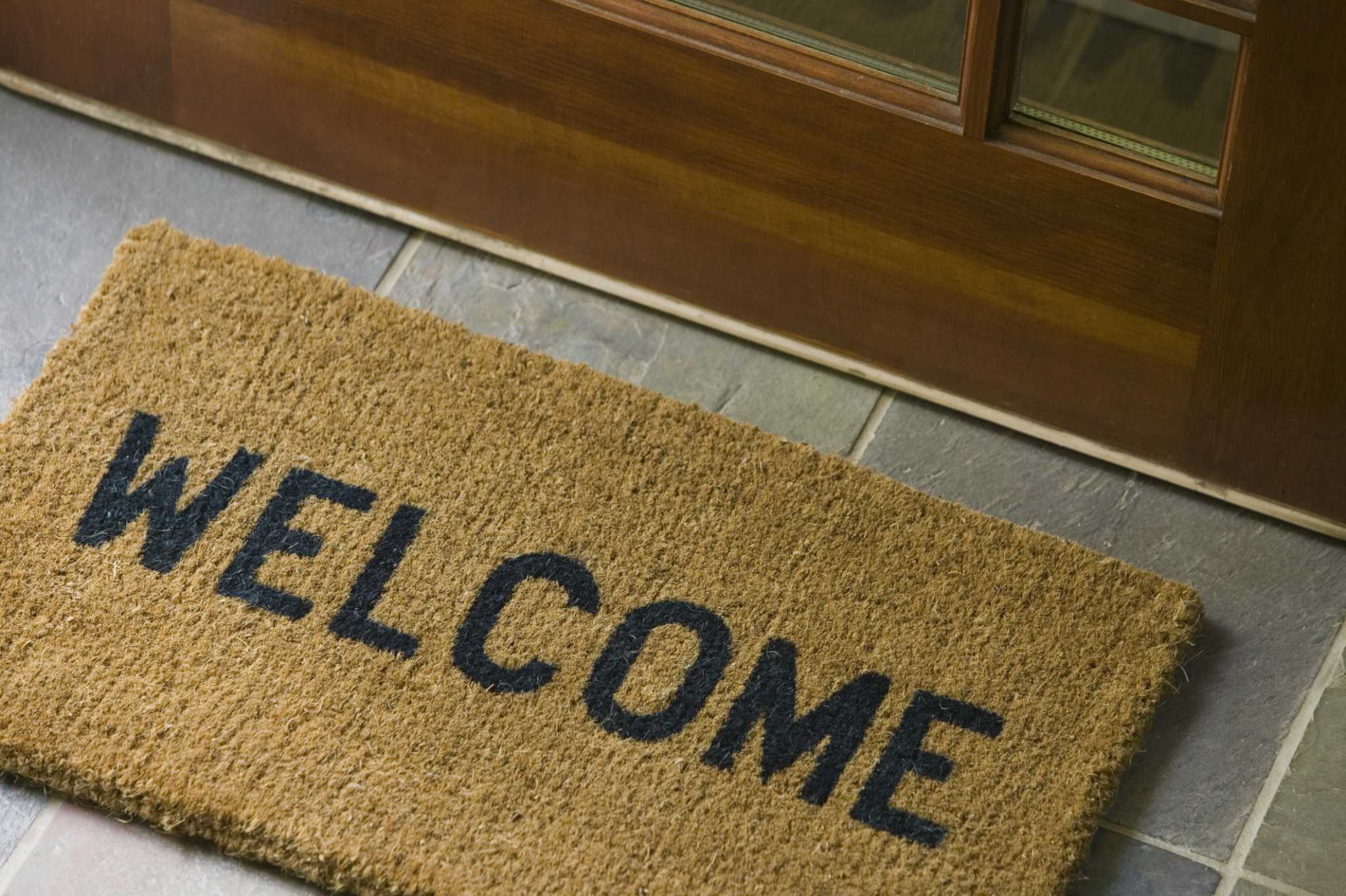 How to Paint a Coir Doormat