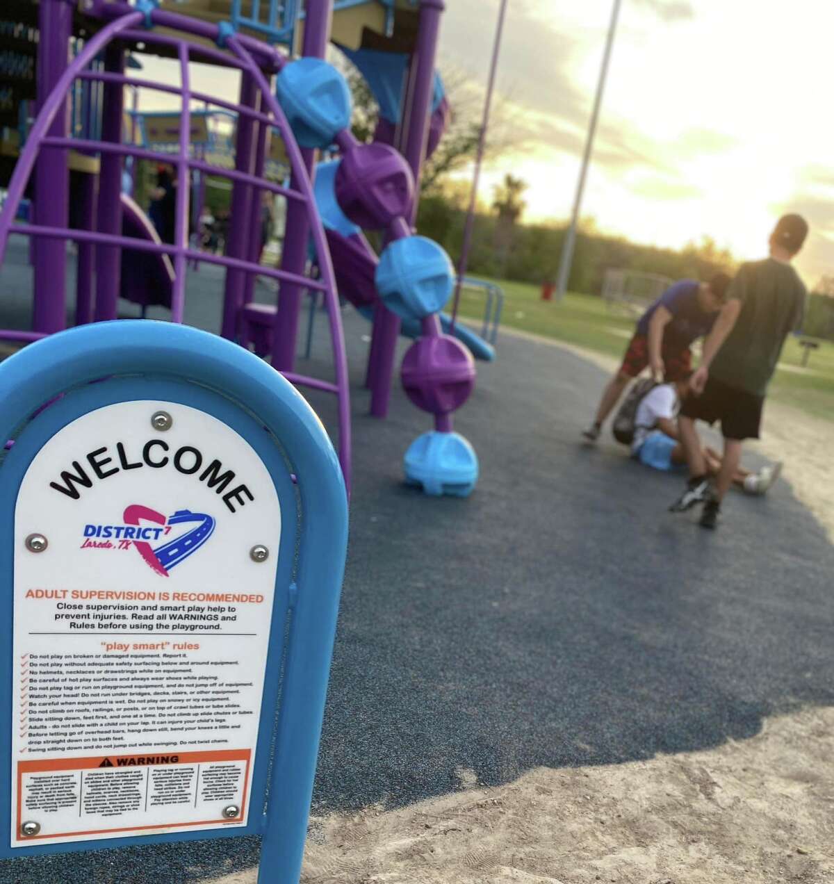 Shown are the alleged suspects of vandalism done Monday, May 1 to the playground at Father McNaboe Park opened just three days prior.