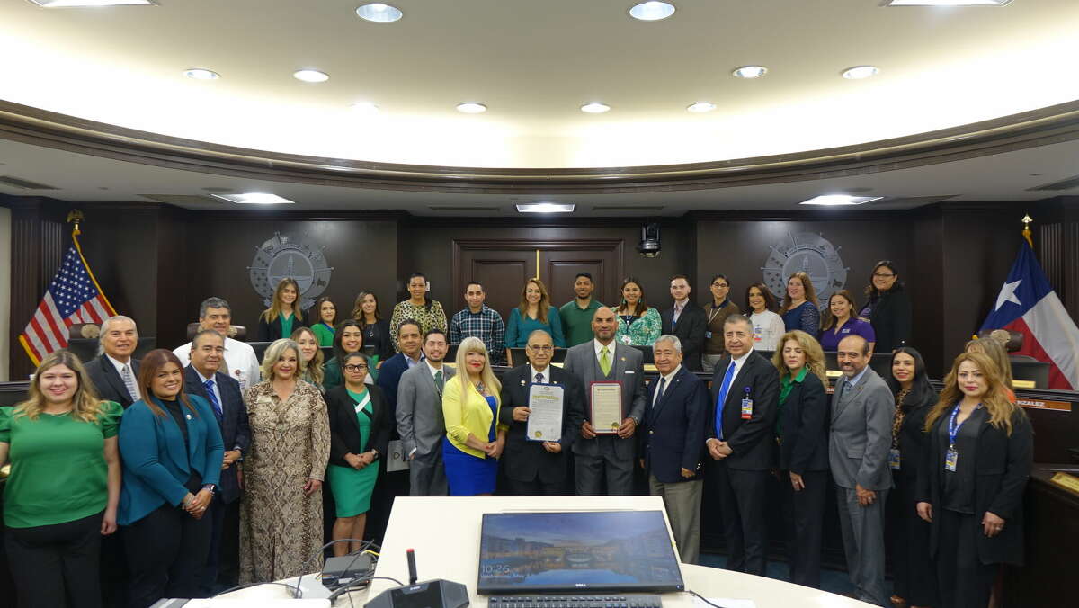 Laredo Mayor Dr. Victor Trevino and Webb County Judge Tano Tijerina held a joint proclamation Wednesday, May 3 in the Laredo City Council chambers declaring May as Mental Health Awareness Month.