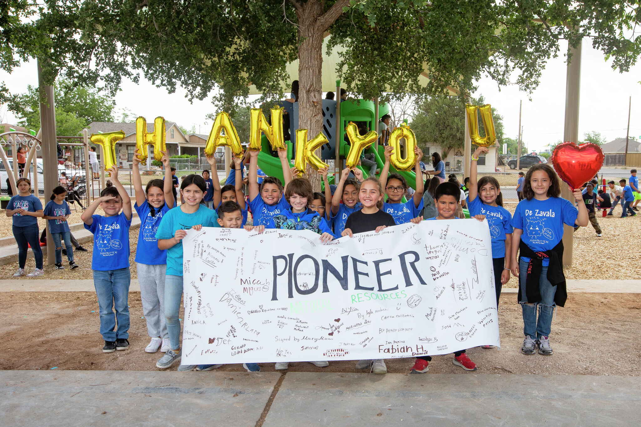 Pioneer Natural Resources pledges $500,000 for new playgrounds