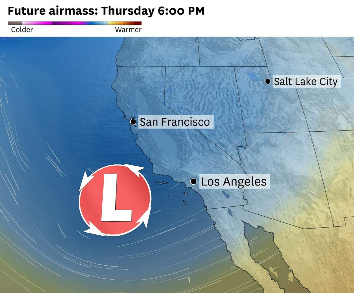 周四的低气压系统造成了最近海湾地区的阴沉天气，并继续向加利福尼亚海岸移动，但最终将在下午开始向东漂移。登录必赢亚洲