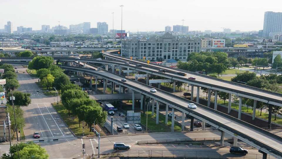 Story photo for Nearly two decades: The long, long journey ahead for the $9.7B rebuild of I-45.