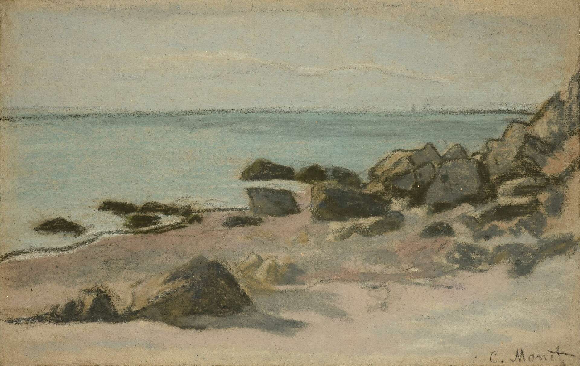 Houston art gallery to auction Claude Monet painting 'Sea Side'