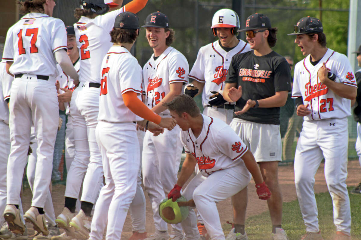 Plush avocado brings life into Edwardsville baseball dugout