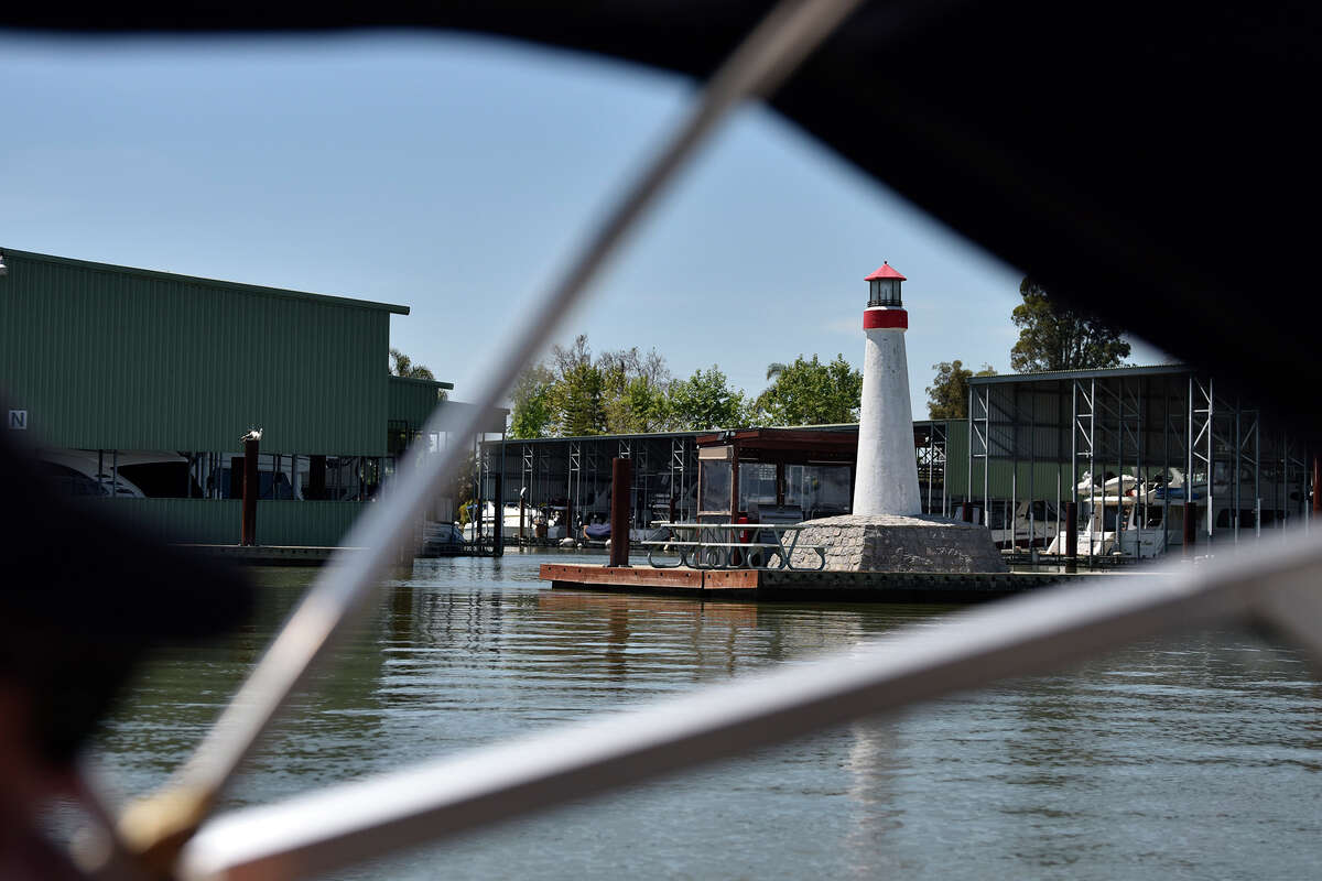 A view from the water on the Delta Loop. 