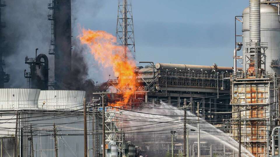 Story photo for Fire erupts at Deer Park plant.