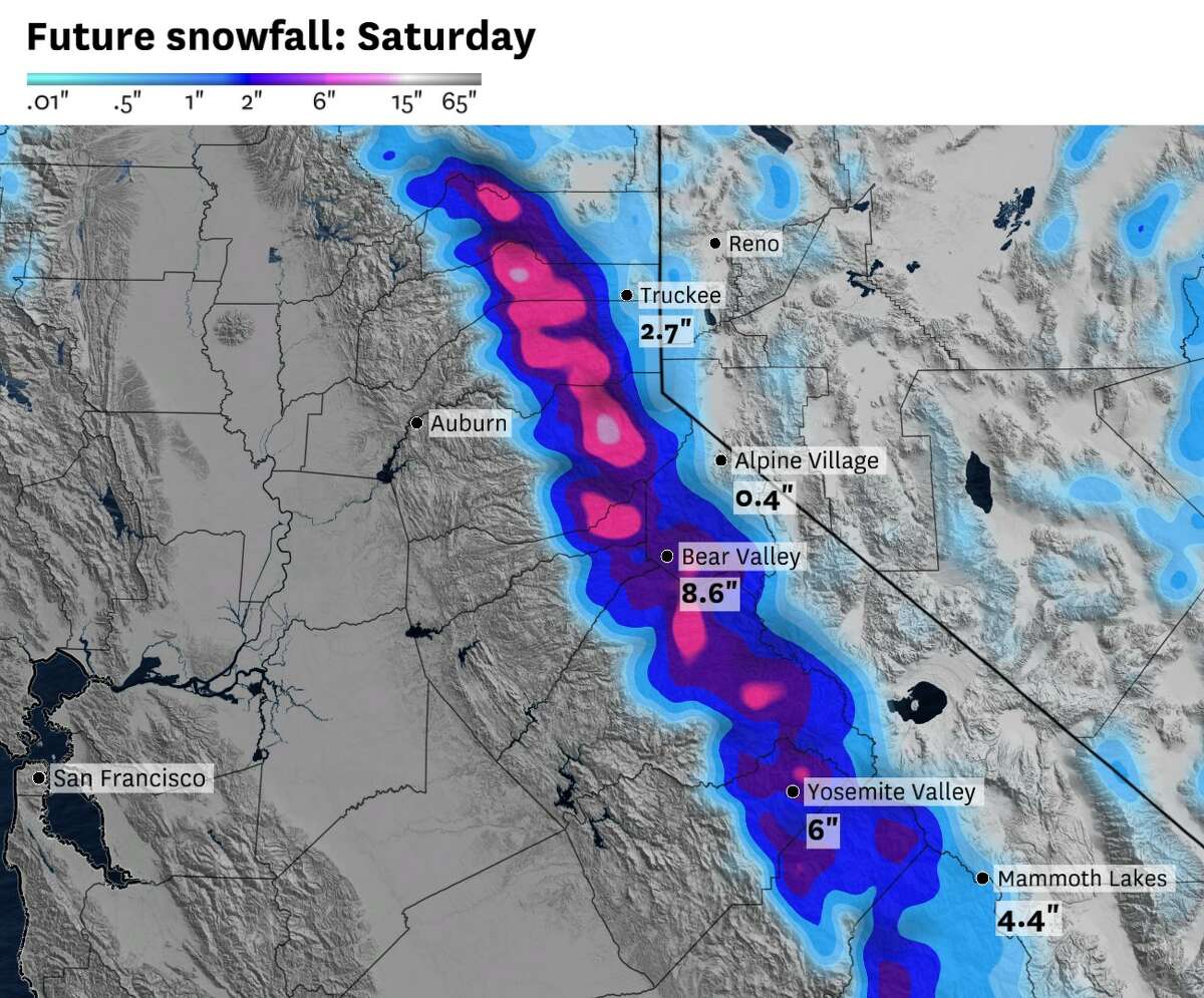 Tahoe weekend weather snow and thunderstorms. Here's what to expect