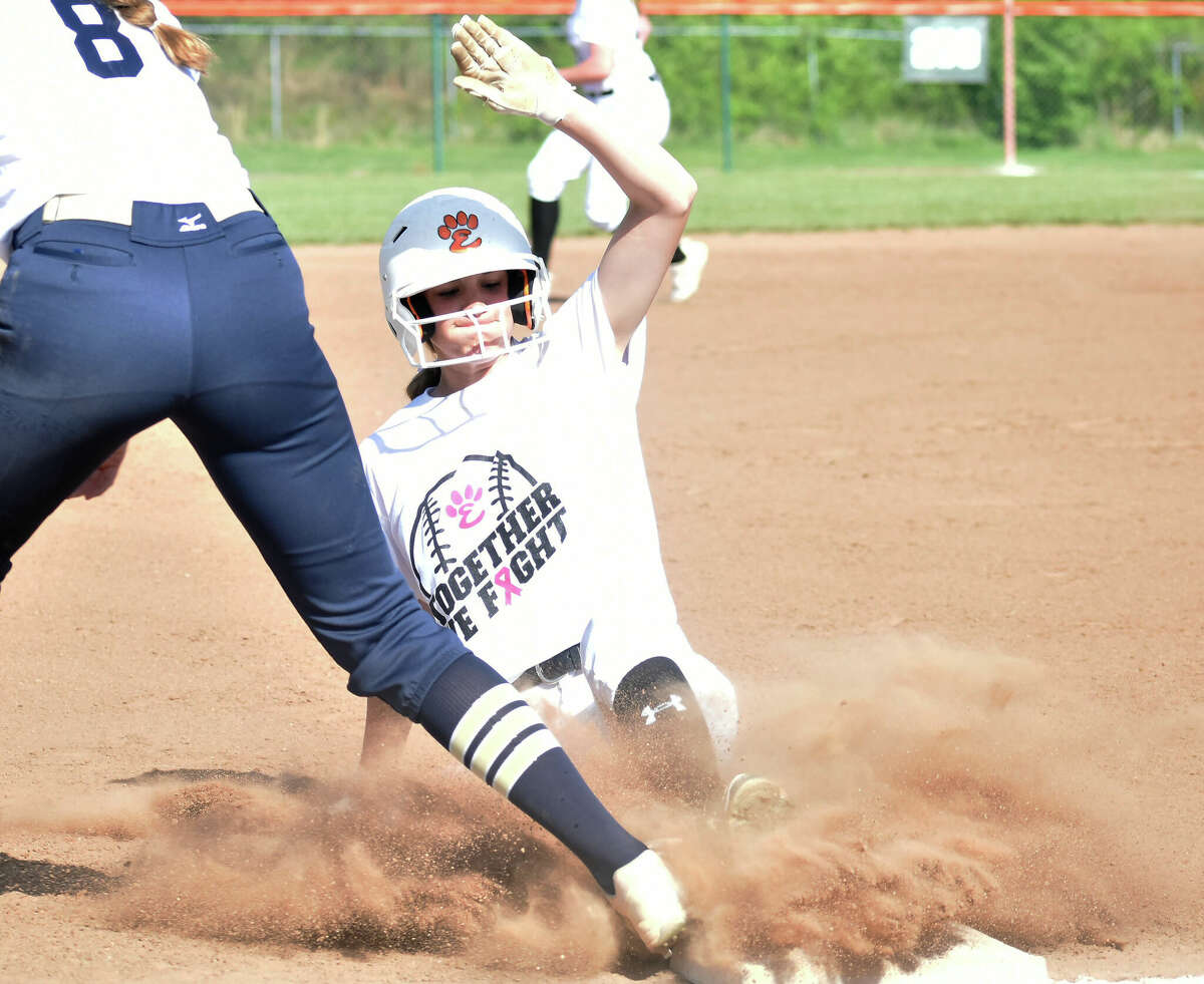 EHS softball shuts out wild Teutopolis