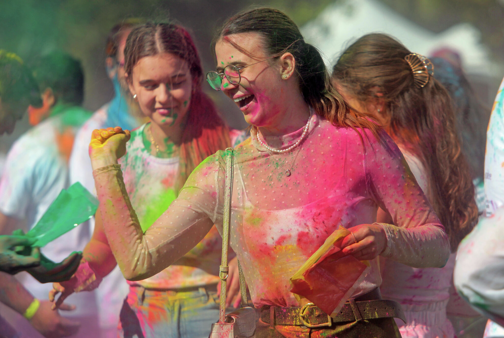 In Photos Colors fly as Greenwich residents celebrate the Hindu festival of Holi hq nude image