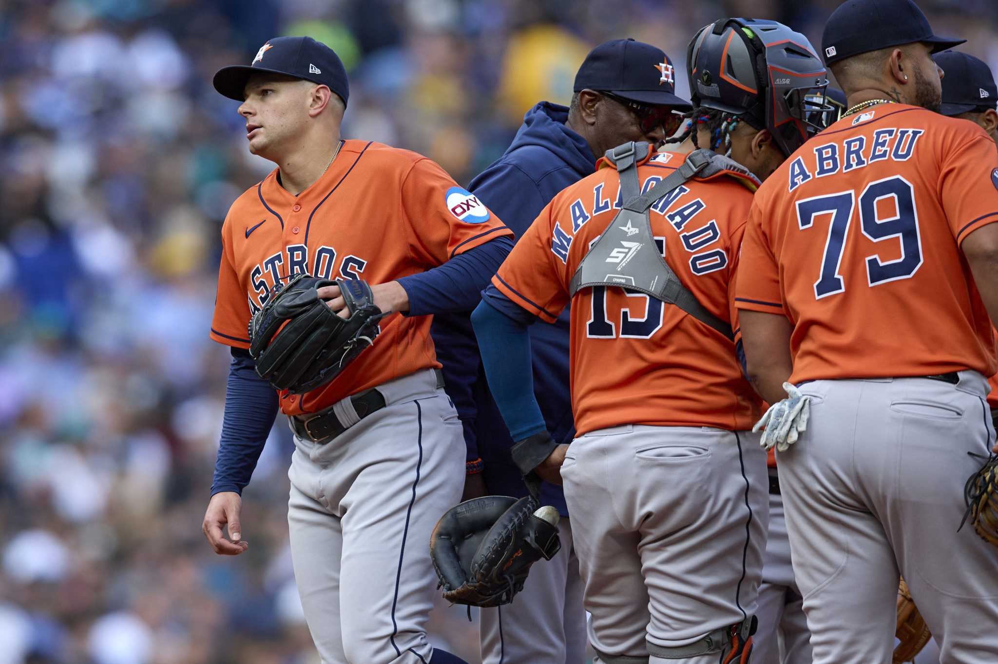 Kelenic's double, Gilbert's strong start help Mariners over Astros 3-1